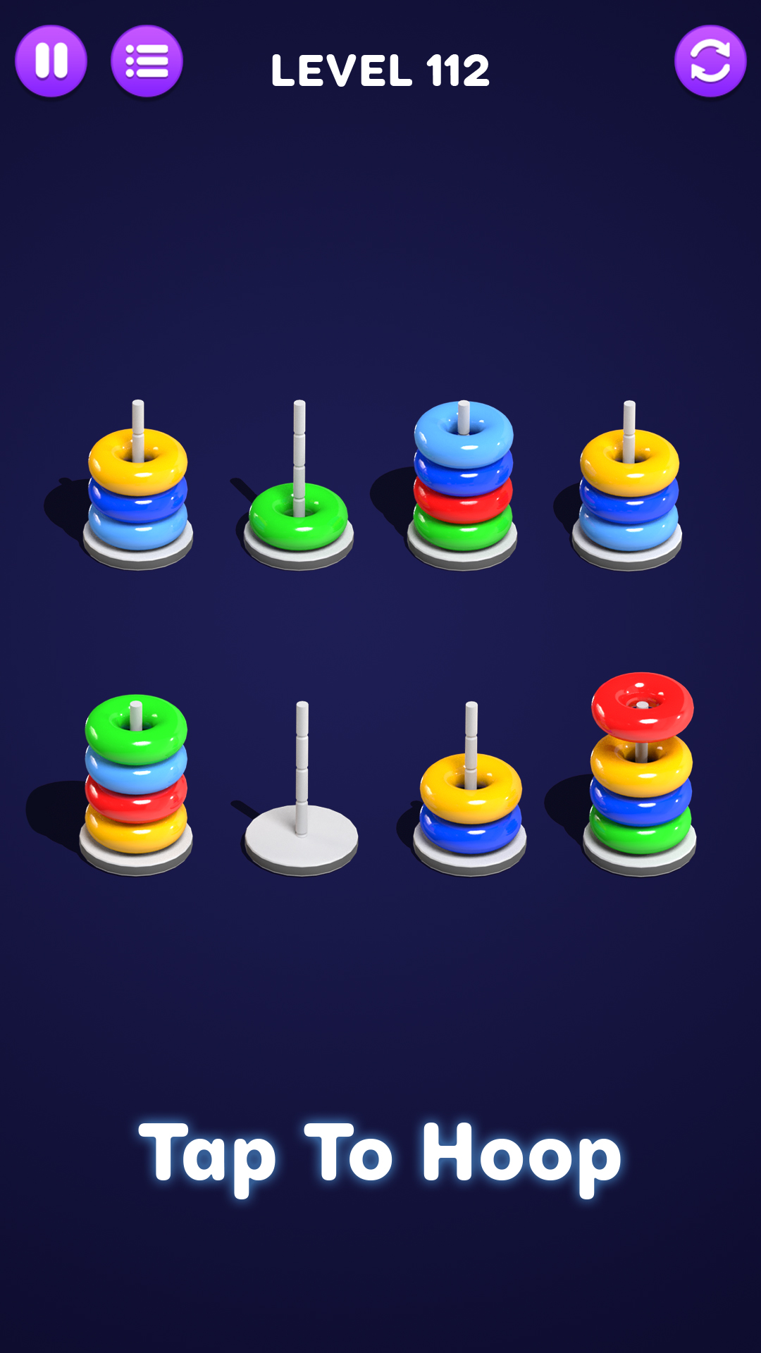 اسکرین شات 2 بازی Color Hoop: Sort Puzzle