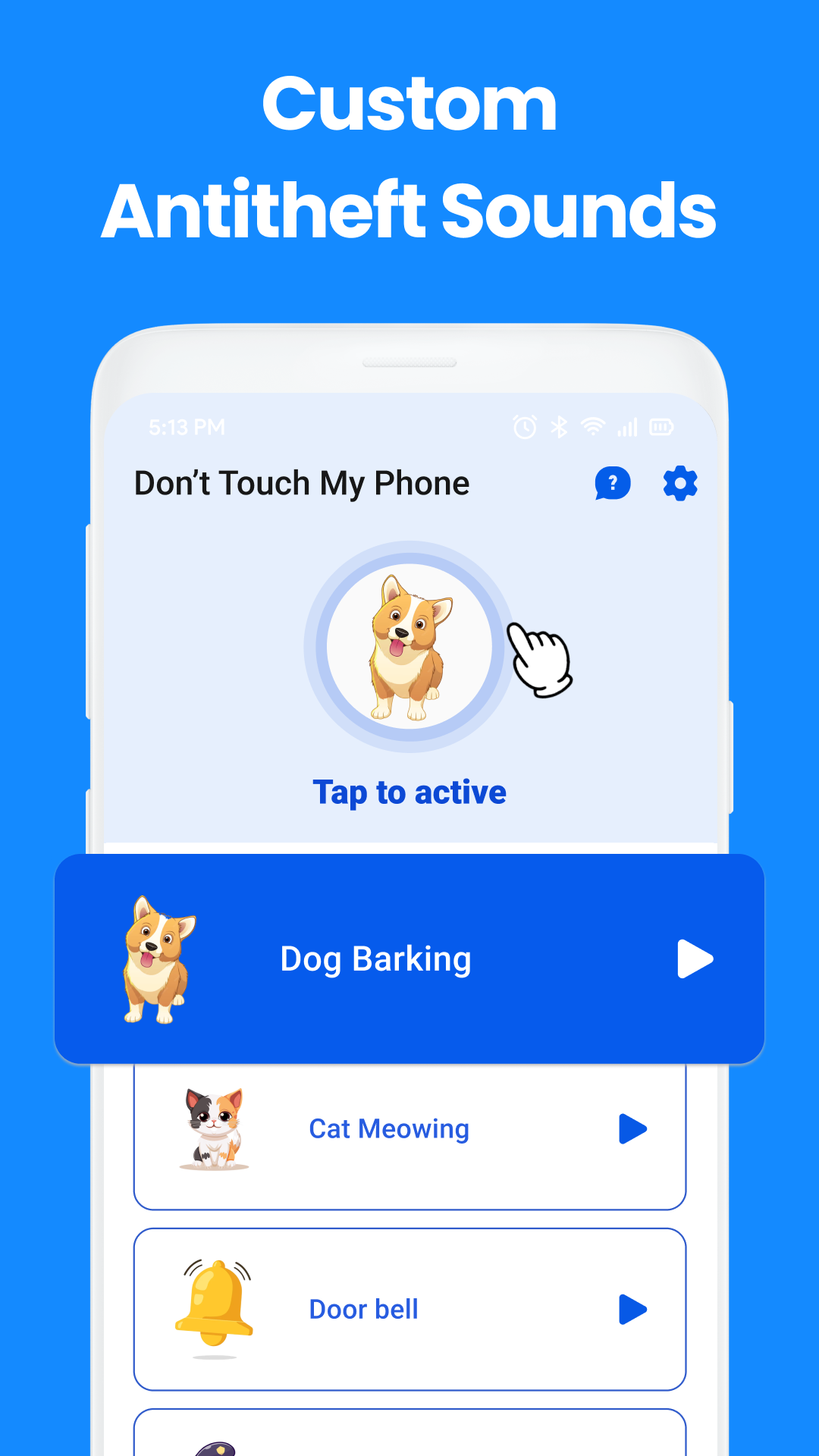 اسکرین شات 3 برنامه AntiTheft: Dont Touch My Phone