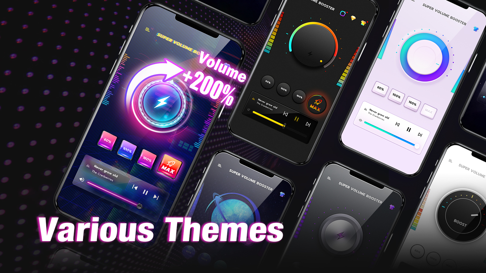 اسکرین شات 1 برنامه Volume Booster - Sound Booster