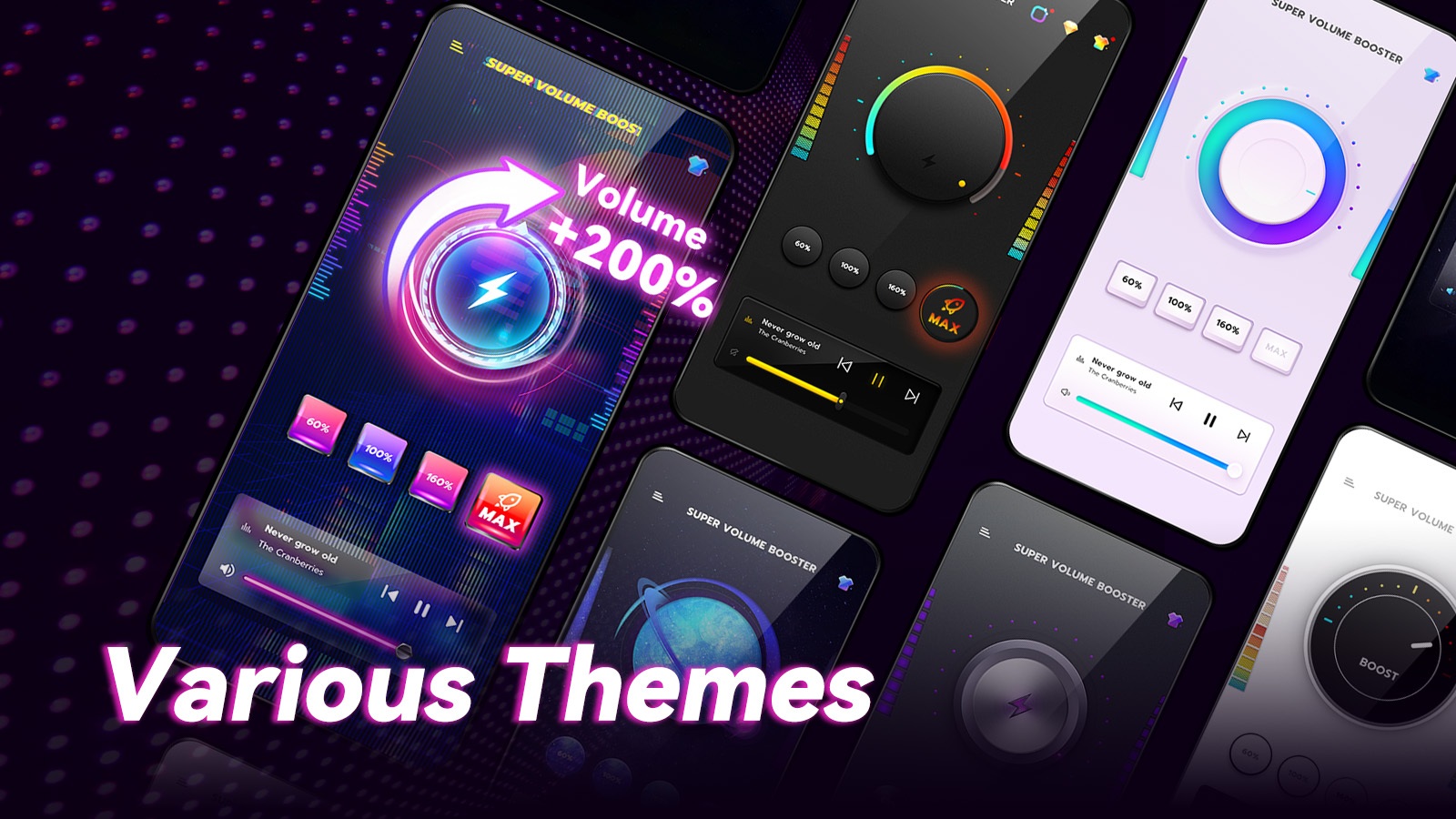 اسکرین شات 1 برنامه Volume Booster - Sound Booster