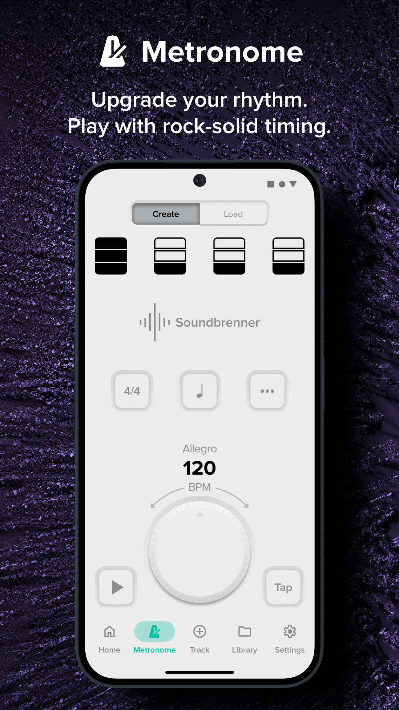 اسکرین شات 3 برنامه The Metronome by Soundbrenner
