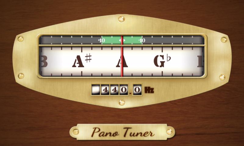 اسکرین شات 1 برنامه Pano Tuner - Chromatic Tuner