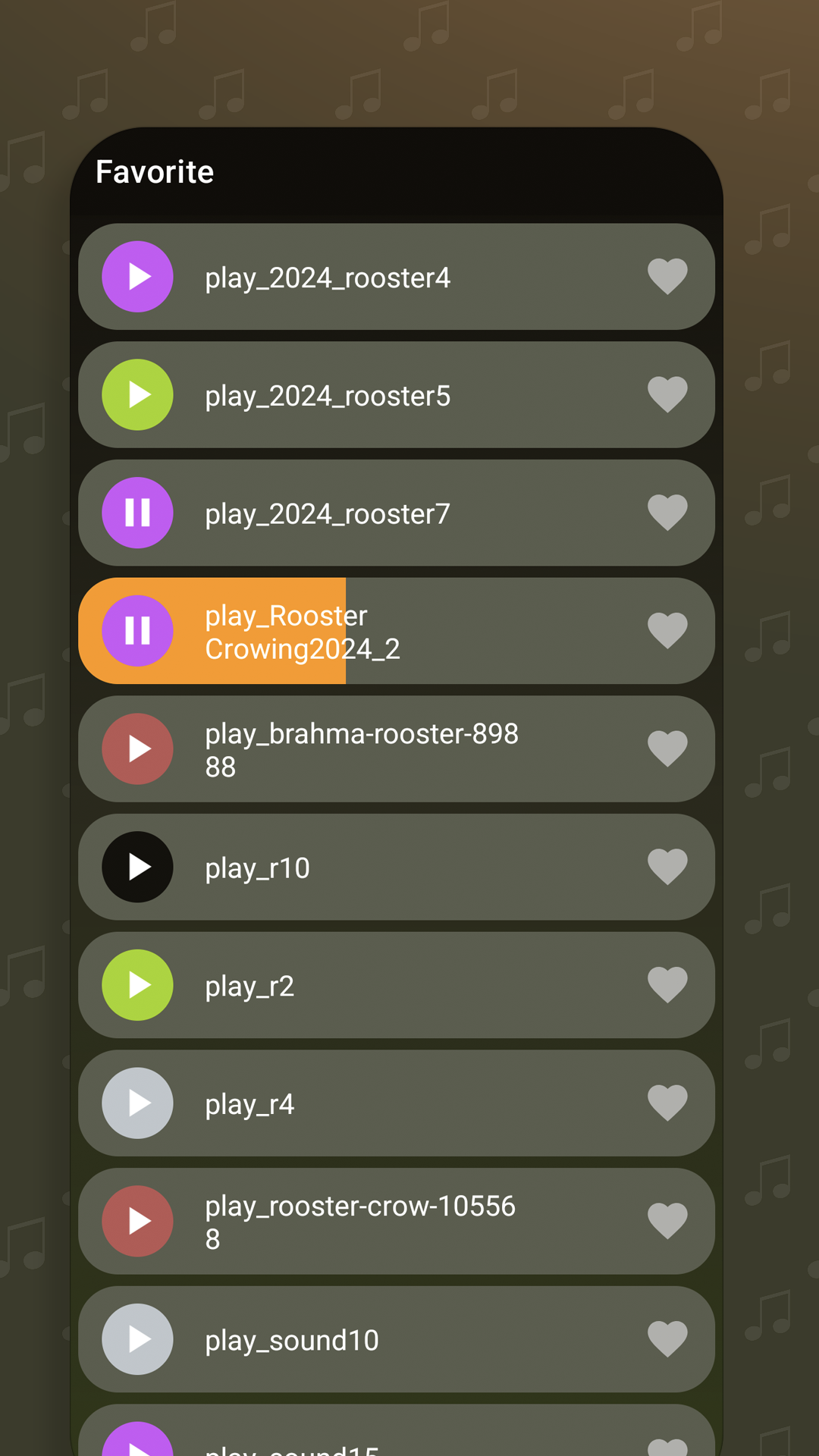 اسکرین شات 4 برنامه Rooster Sound: Ringtone, Alarm