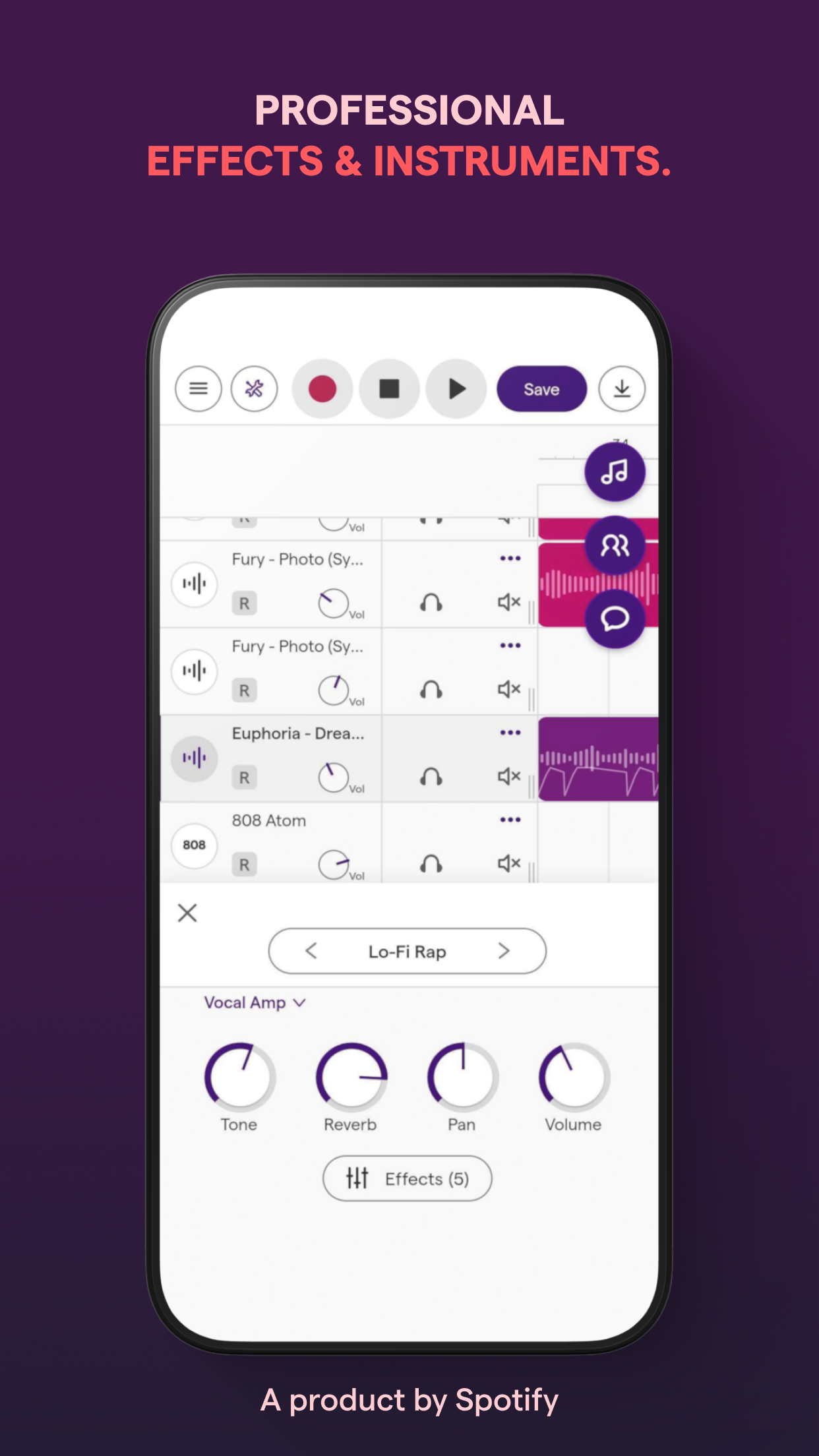 اسکرین شات 4 برنامه Soundtrap: Music Making Studio