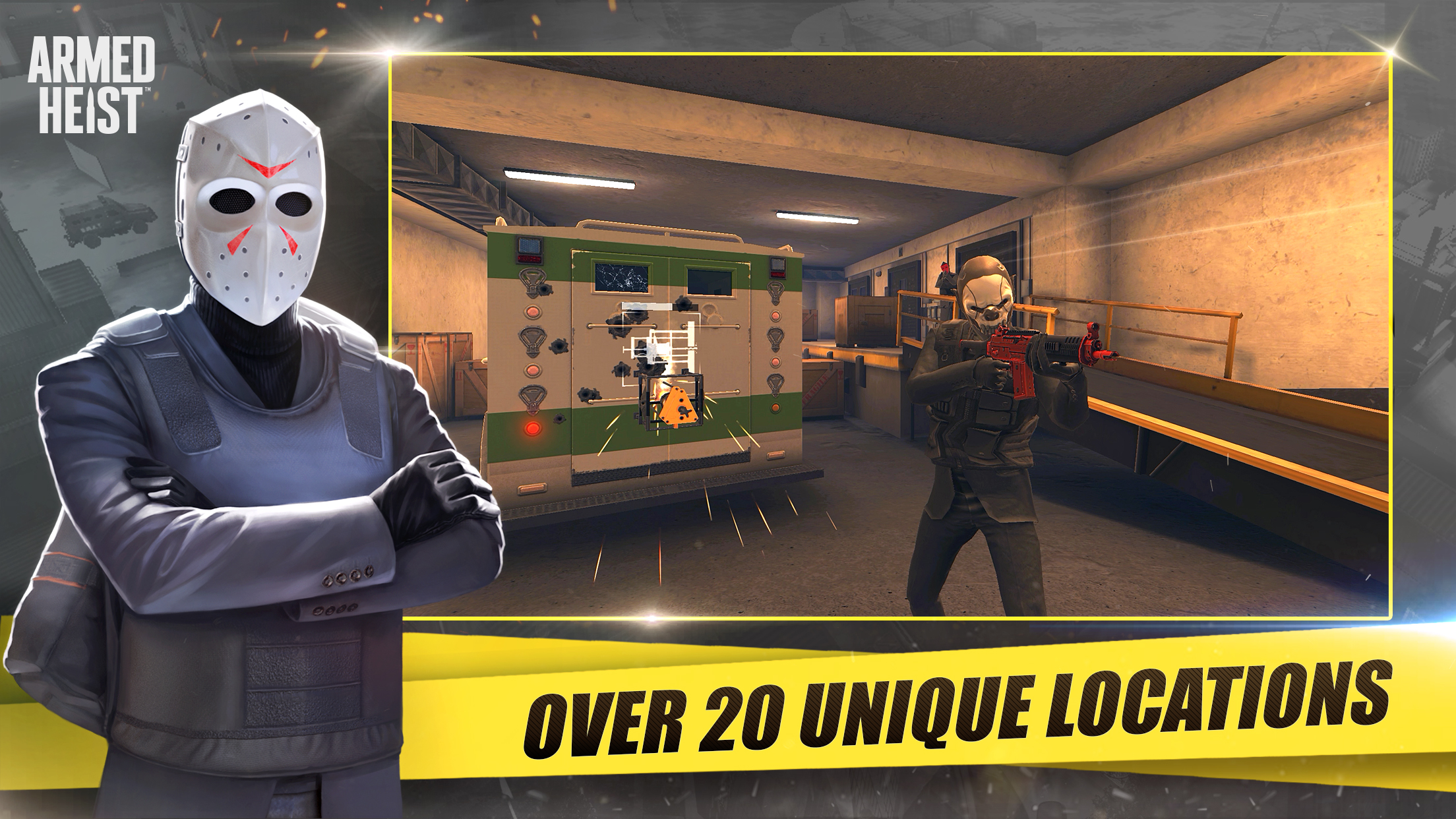 اسکرین شات 6 بازی Armed Heist: Shooting gun game