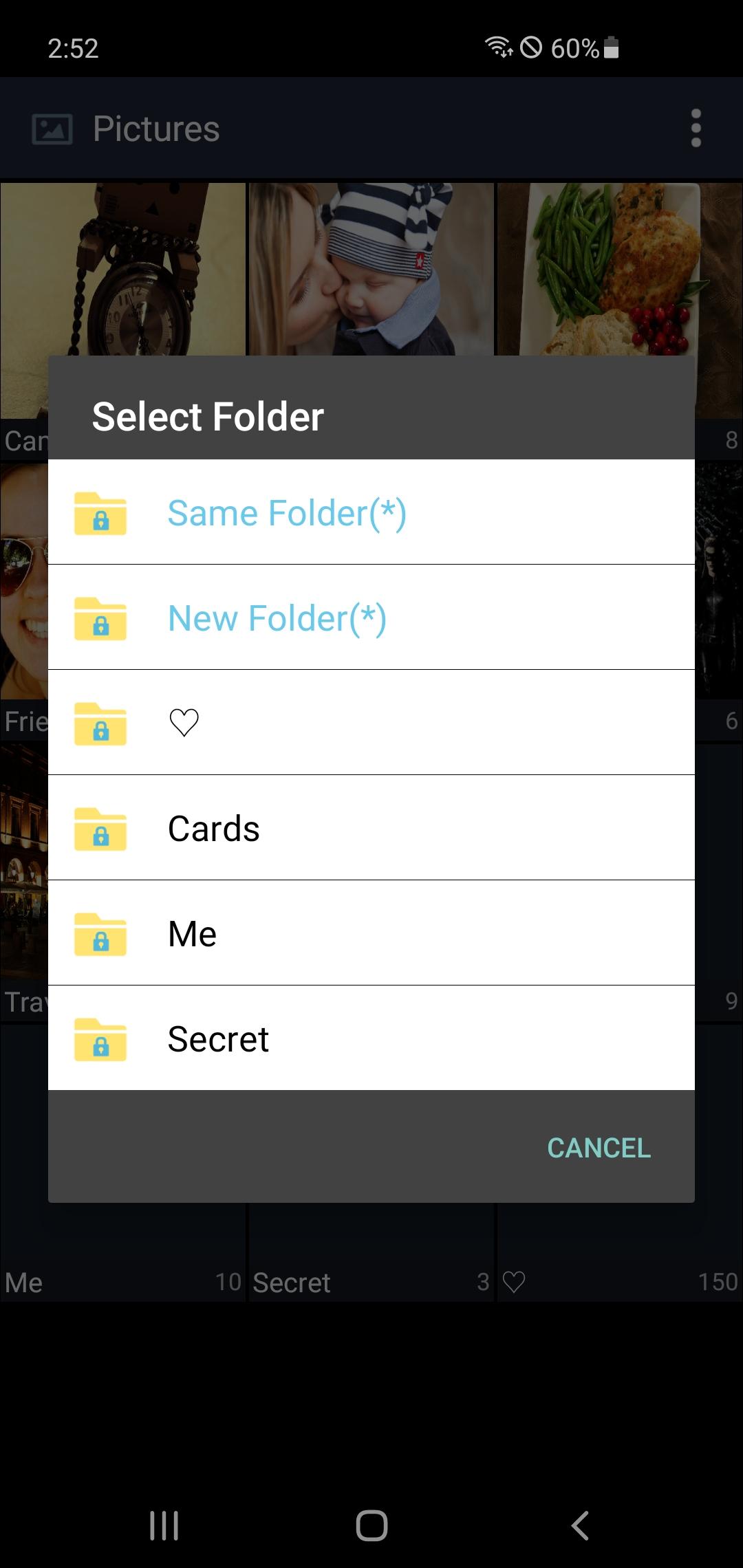اسکرین شات 6 برنامه Secure Gallery (Lock/Hide Pict