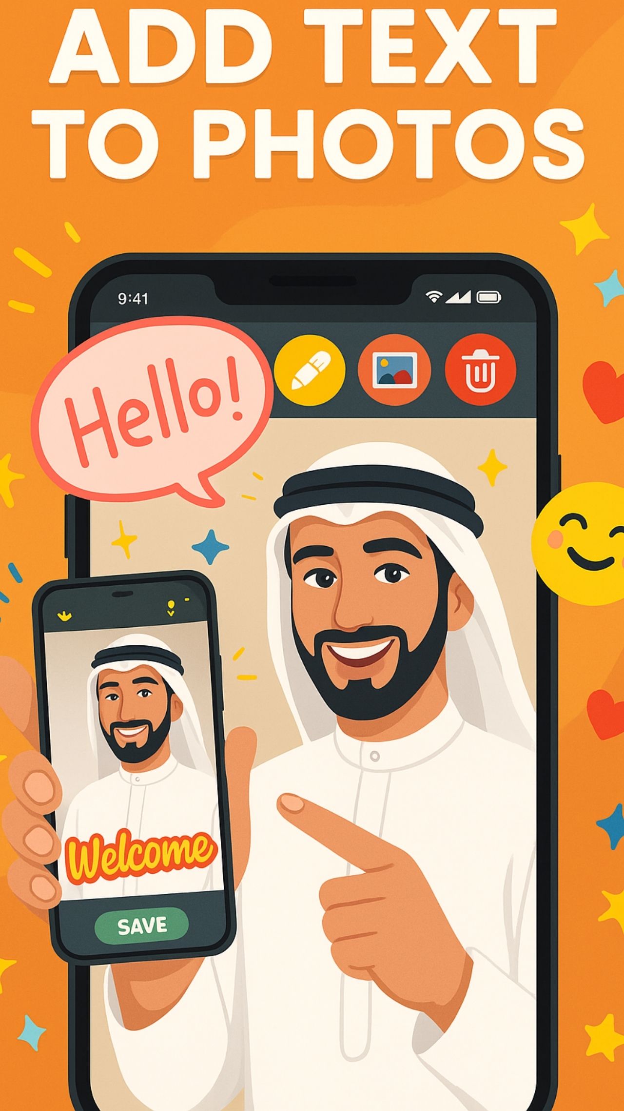 اسکرین شات 5 برنامه Add Text on Photo –Quote Maker