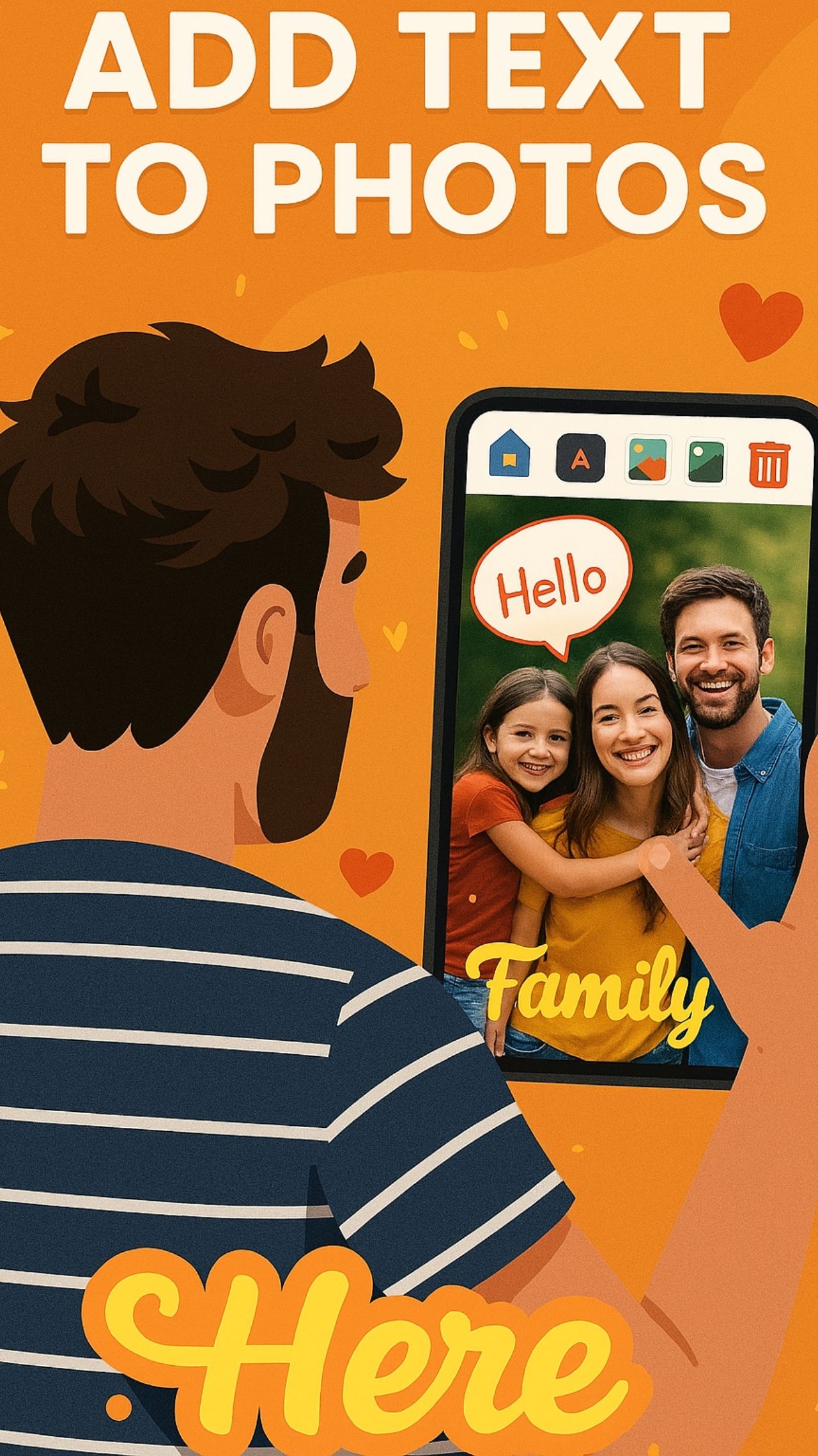 اسکرین شات 1 برنامه Add Text on Photo –Quote Maker