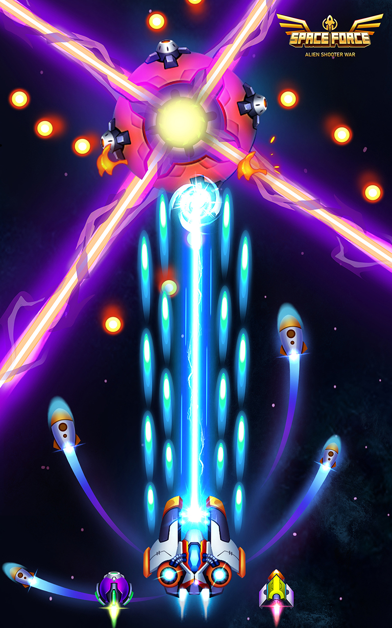 اسکرین شات 6 بازی Space Force: Alien Shooter War