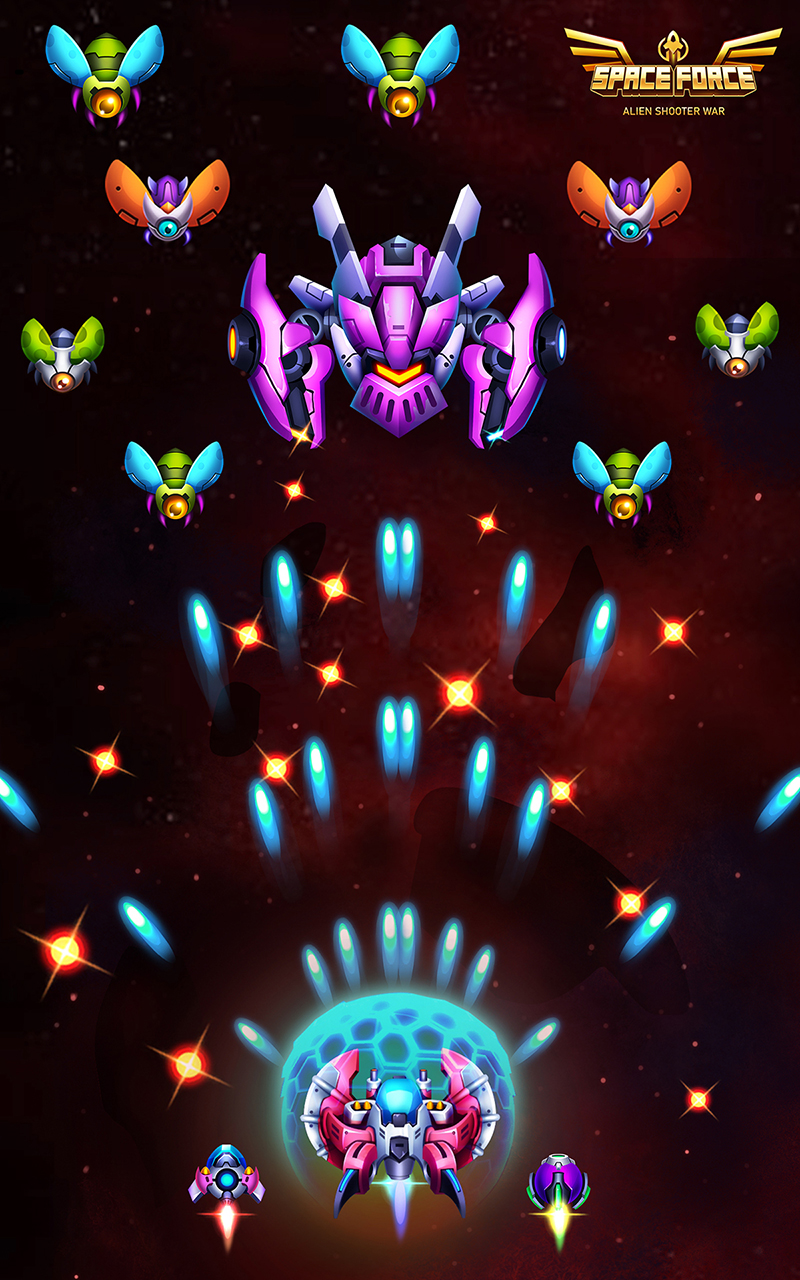 اسکرین شات 3 بازی Space Force: Alien Shooter War