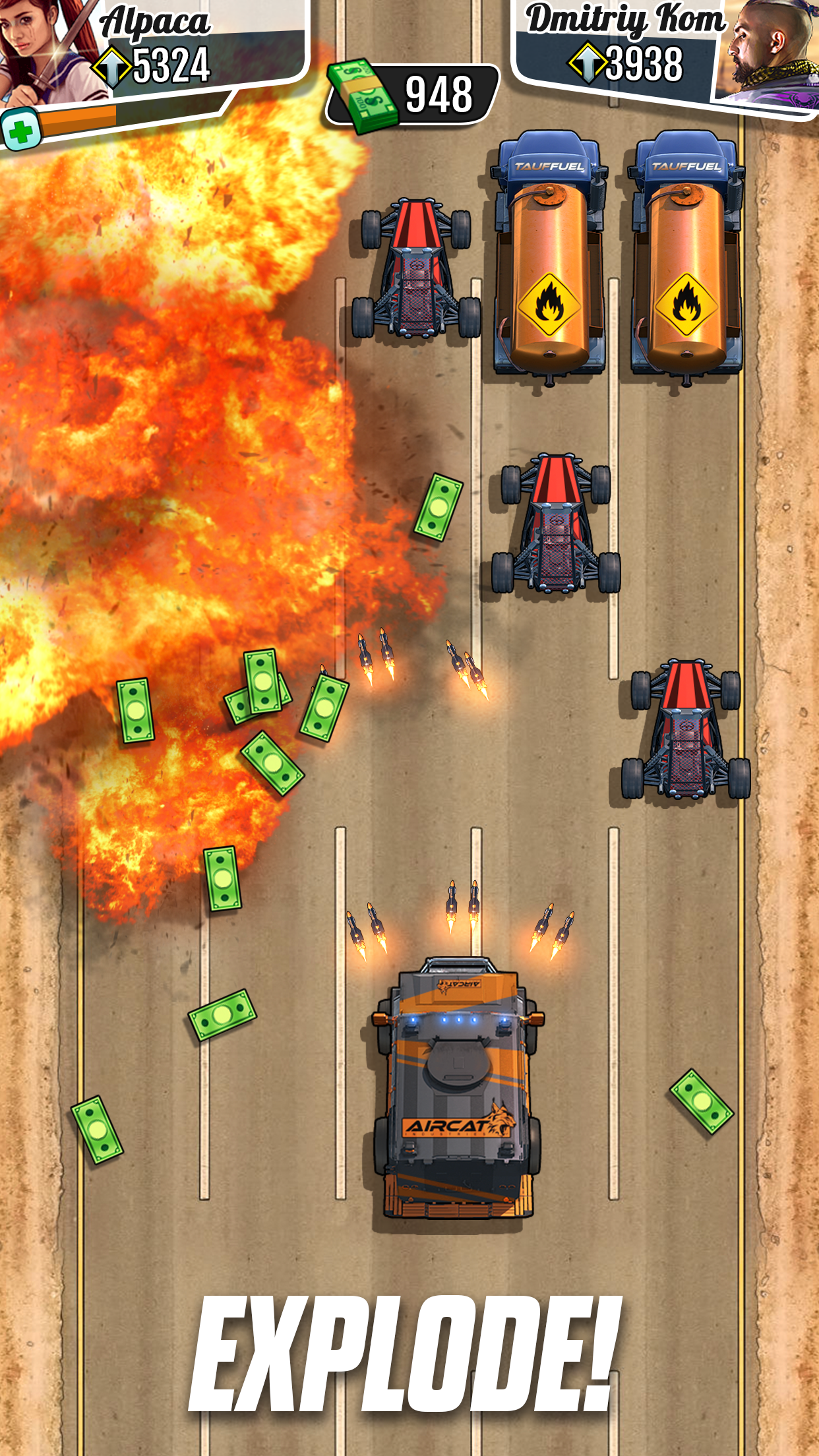 اسکرین شات 4 بازی Fastlane: Road to Revenge