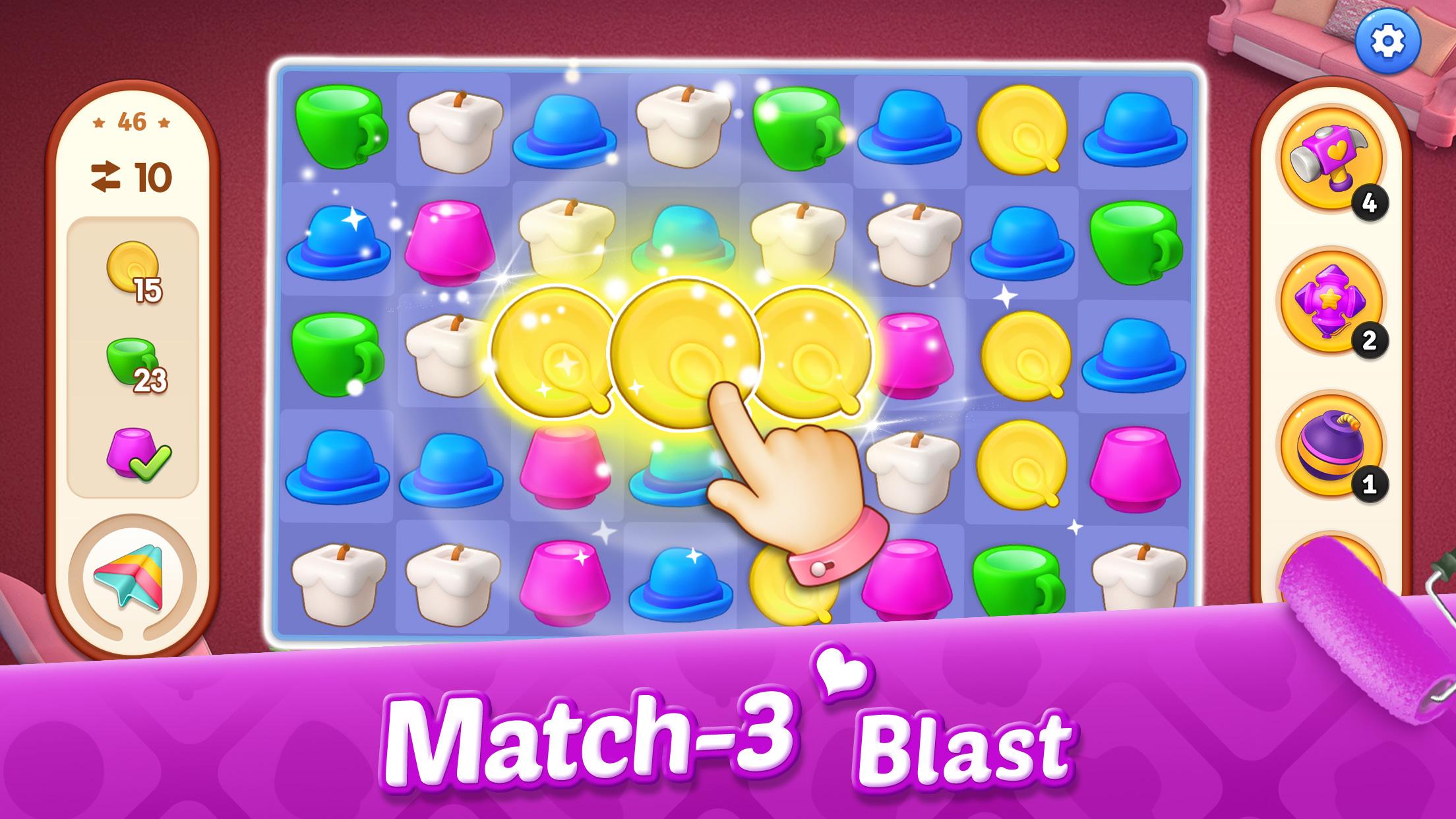 اسکرین شات 5 بازی My Home - Design Dreams