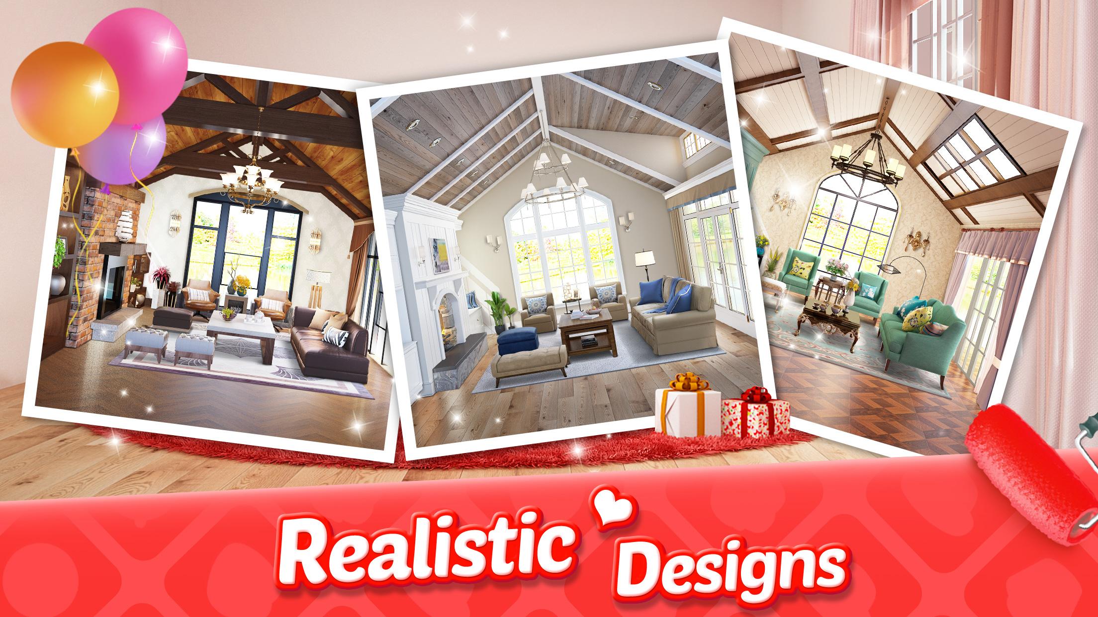 اسکرین شات 3 بازی My Home - Design Dreams