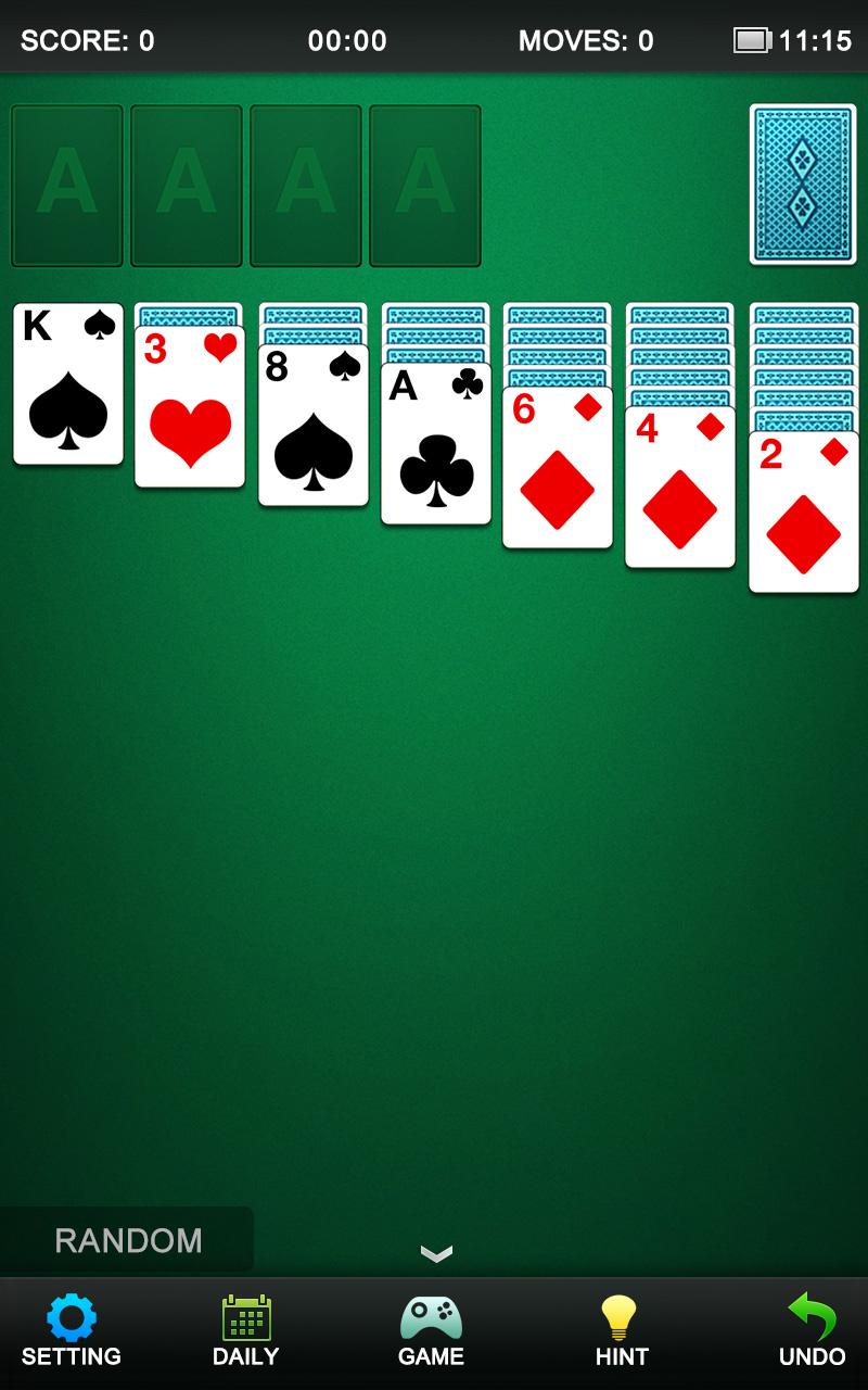 اسکرین شات 1 بازی Solitaire! Classic Card Games