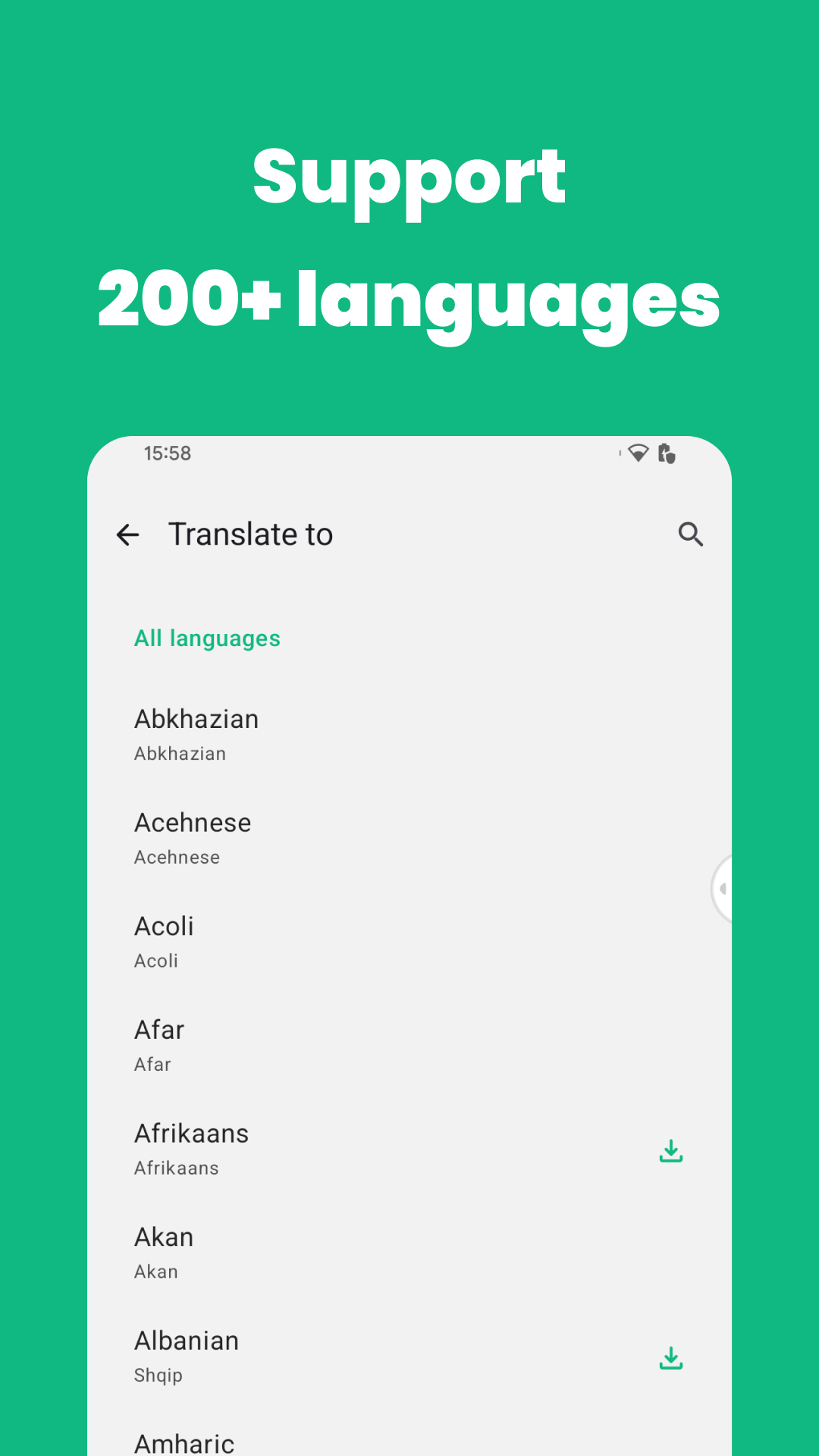 اسکرین شات 7 برنامه Instant Translate On Screen