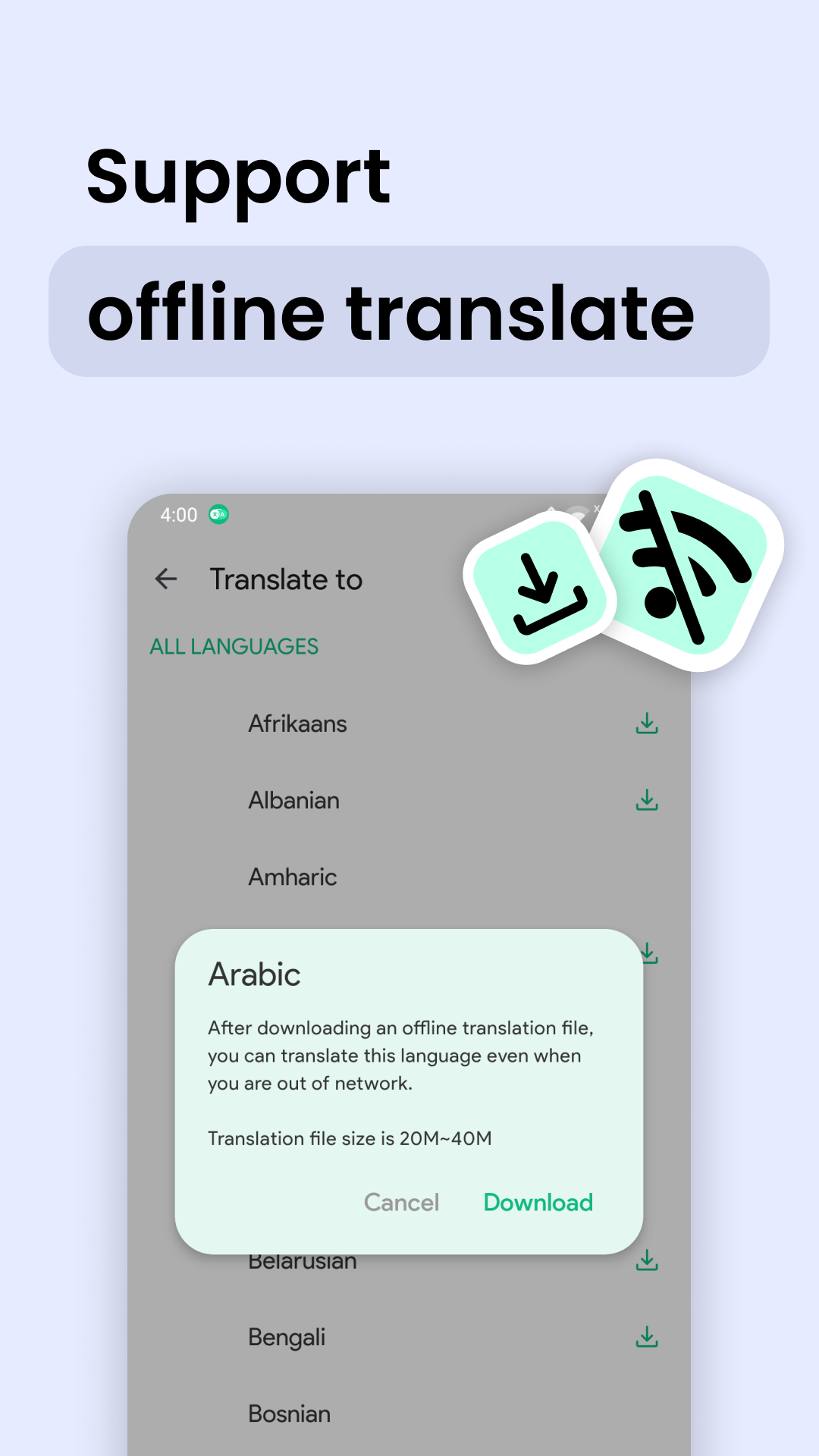 اسکرین شات 7 برنامه Instant Translate On Screen