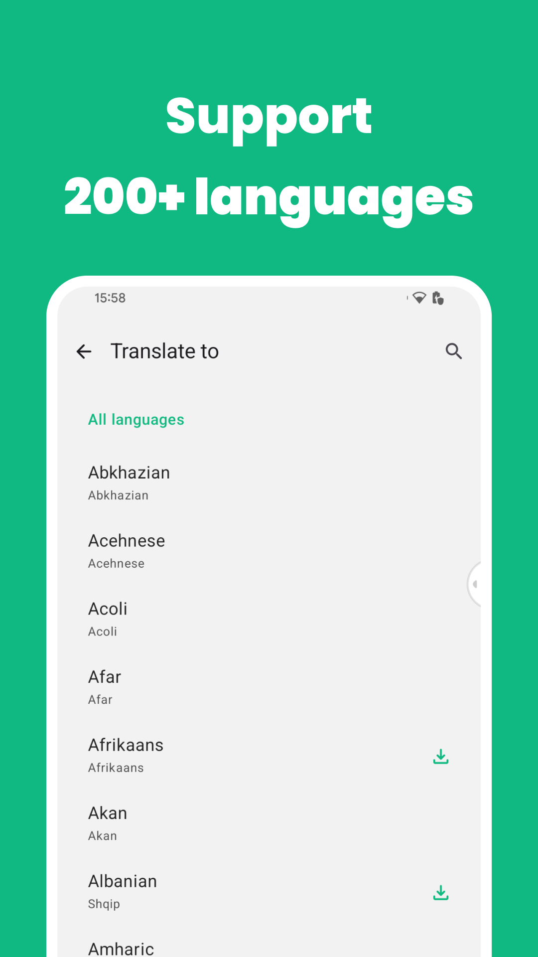 اسکرین شات 7 برنامه Instant Translate On Screen