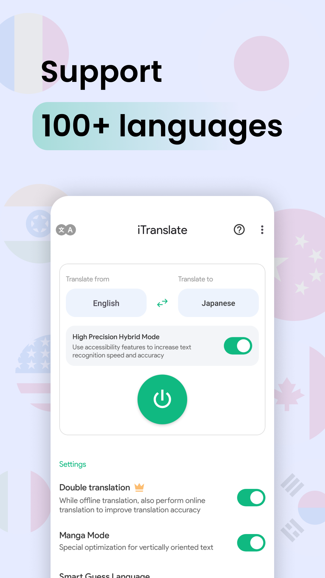 اسکرین شات 1 برنامه Instant Translate On Screen
