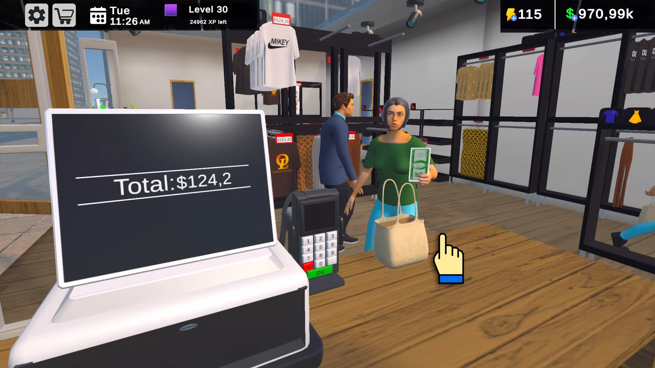 اسکرین شات 1 بازی Cloth Store Simulator 3D