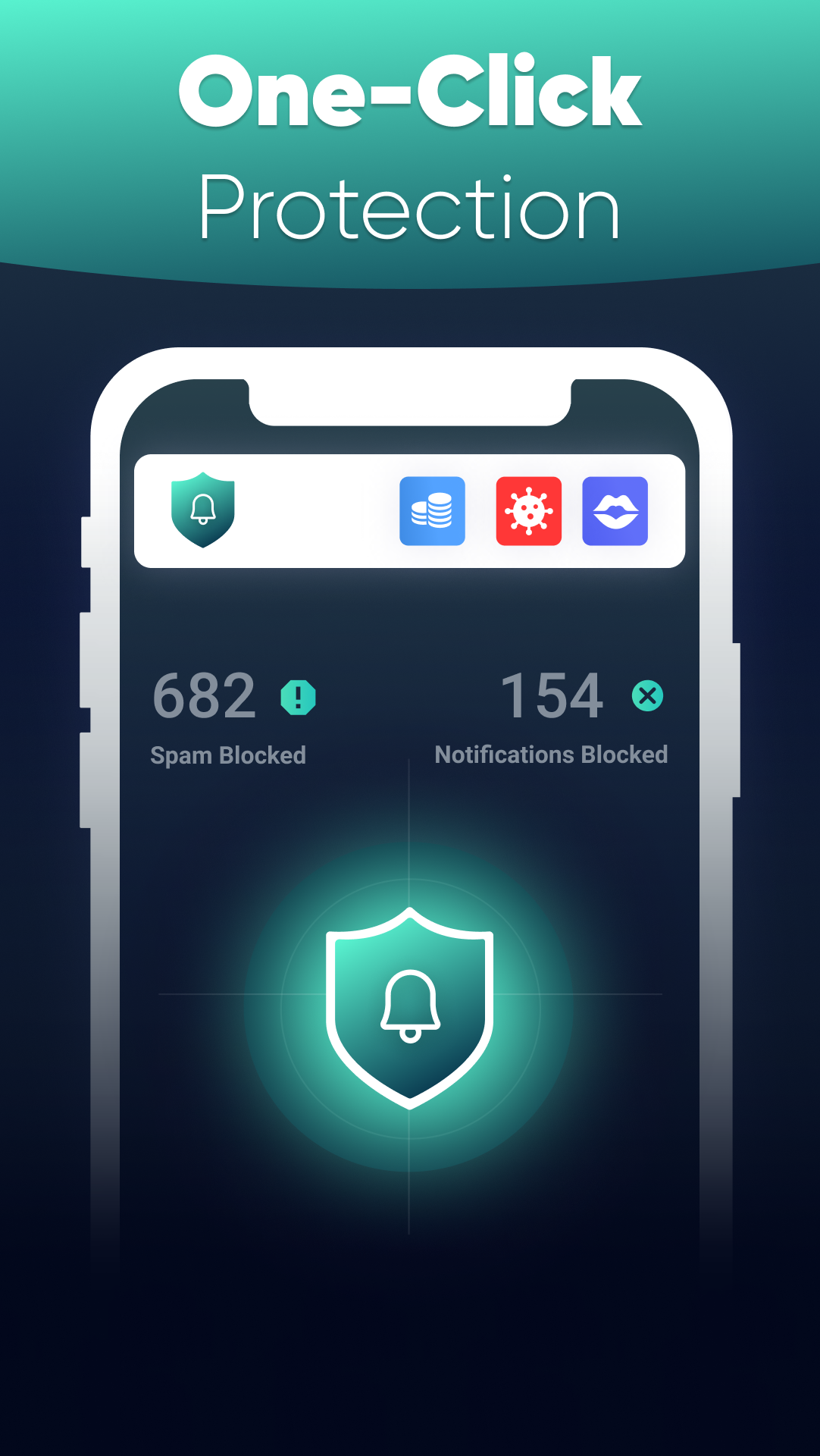 اسکرین شات 2 برنامه Spam Shield block－Spam Blocker