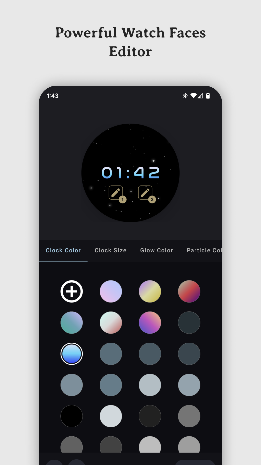 اسکرین شات 6 برنامه Muviz Watch Faces Collection