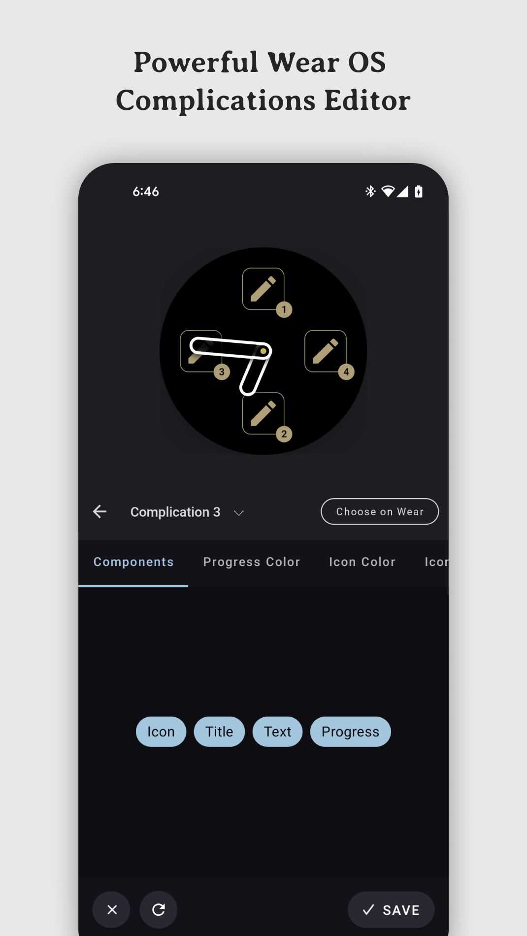 اسکرین شات 7 برنامه Muviz Watch Faces Collection