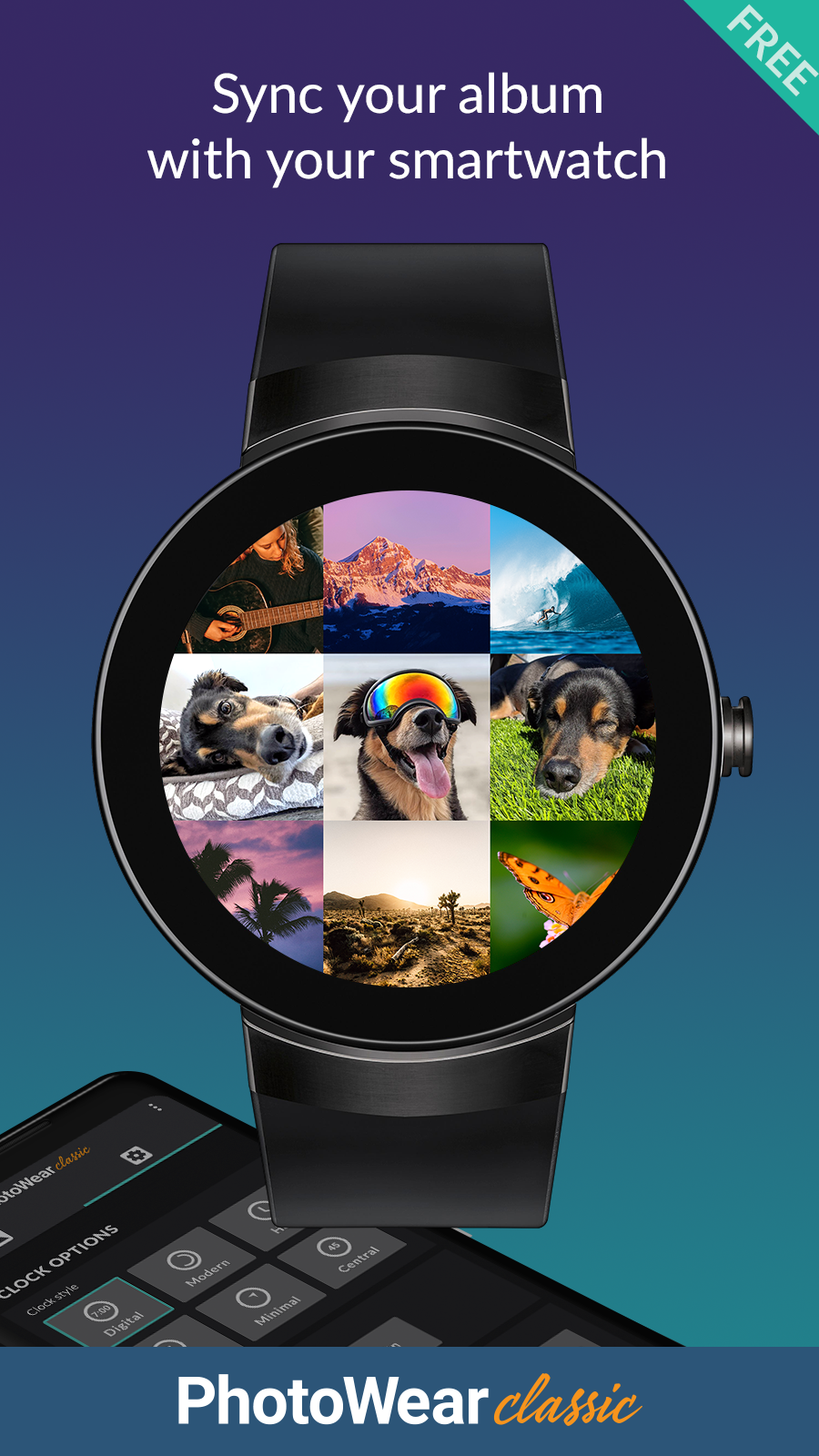 اسکرین شات 4 برنامه PhotoWear Classic Watch Face