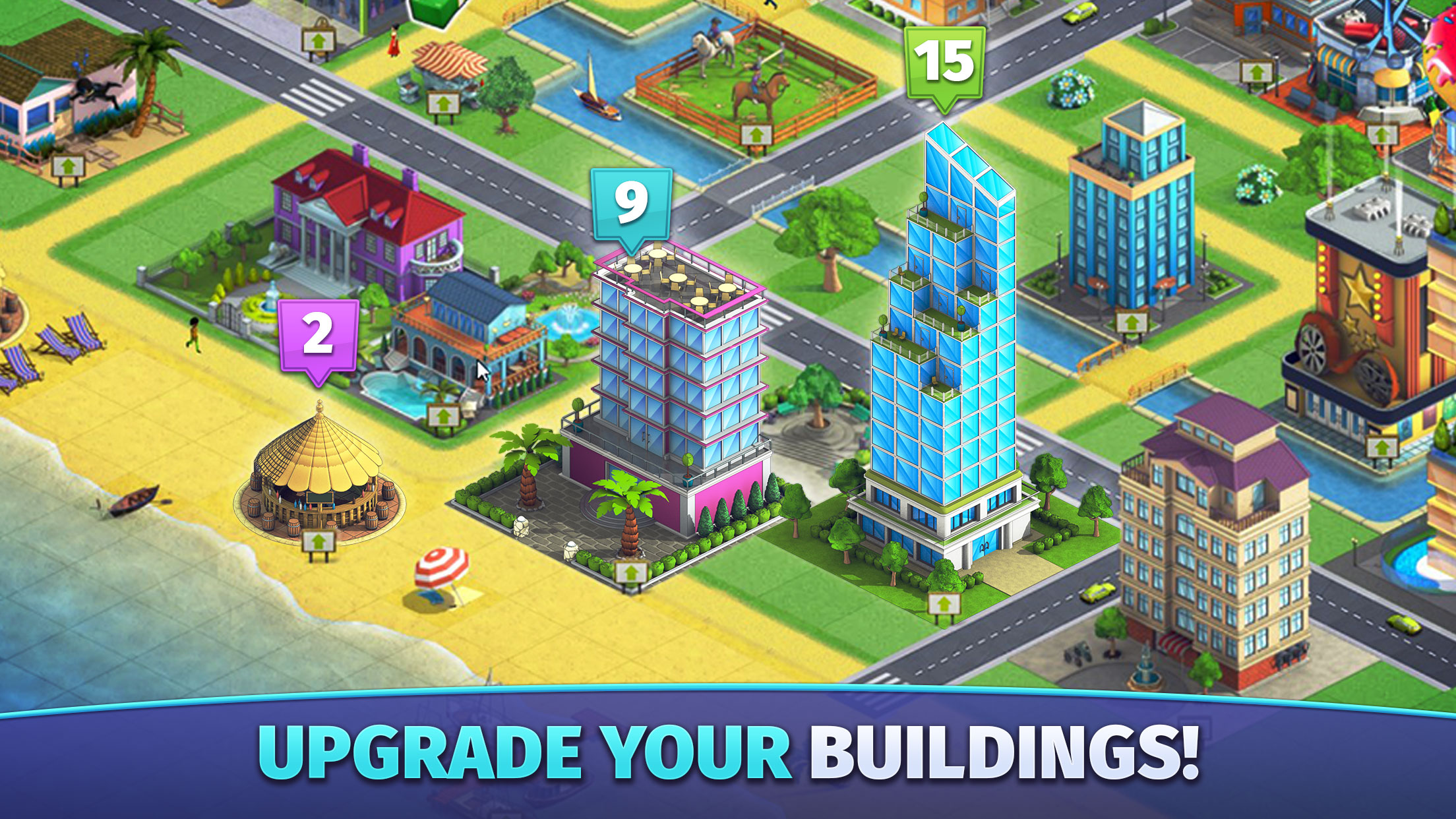 اسکرین شات 6 بازی City Island 2 - Build Offline