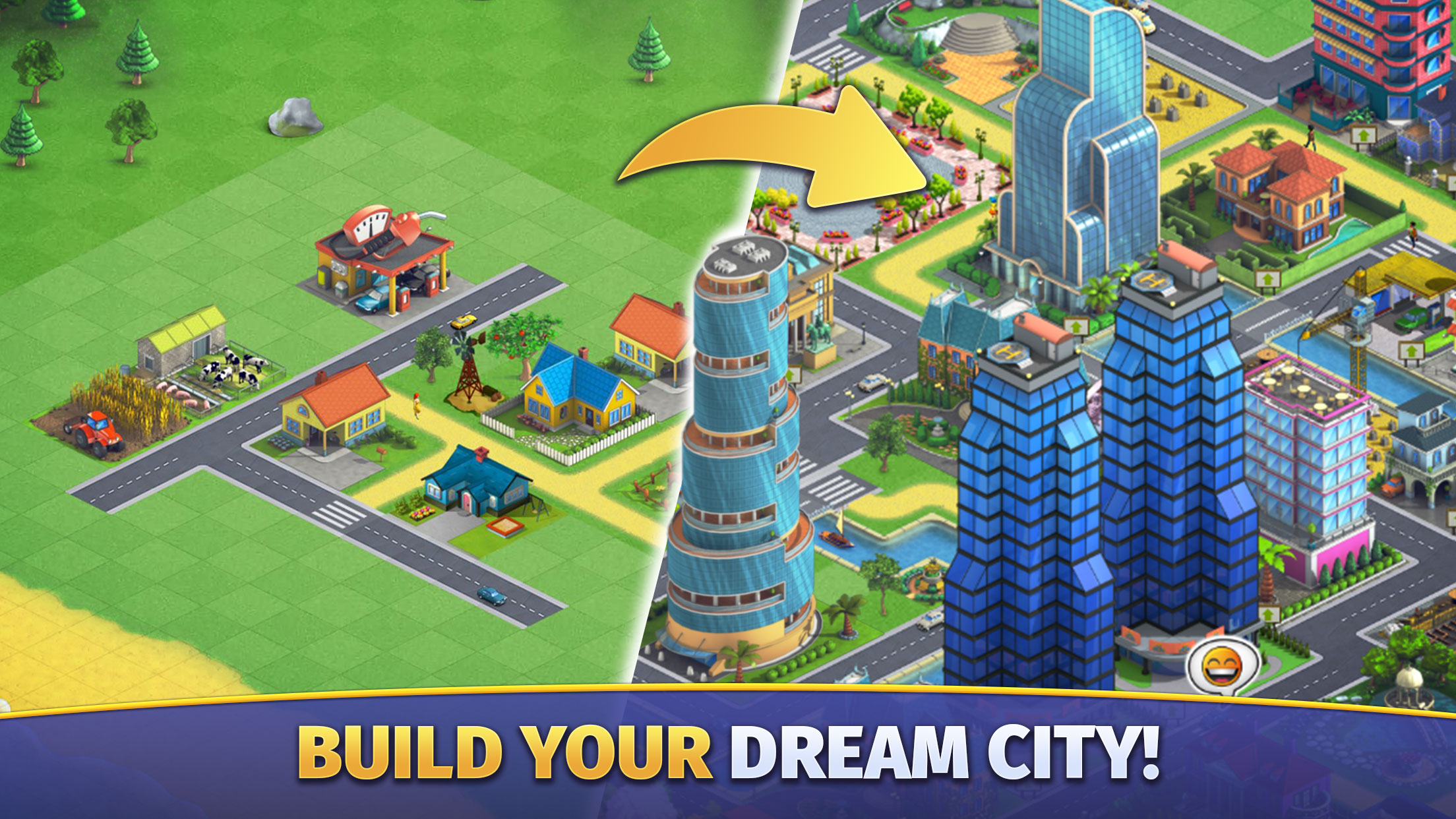 اسکرین شات 1 بازی City Island 2 - Build Offline
