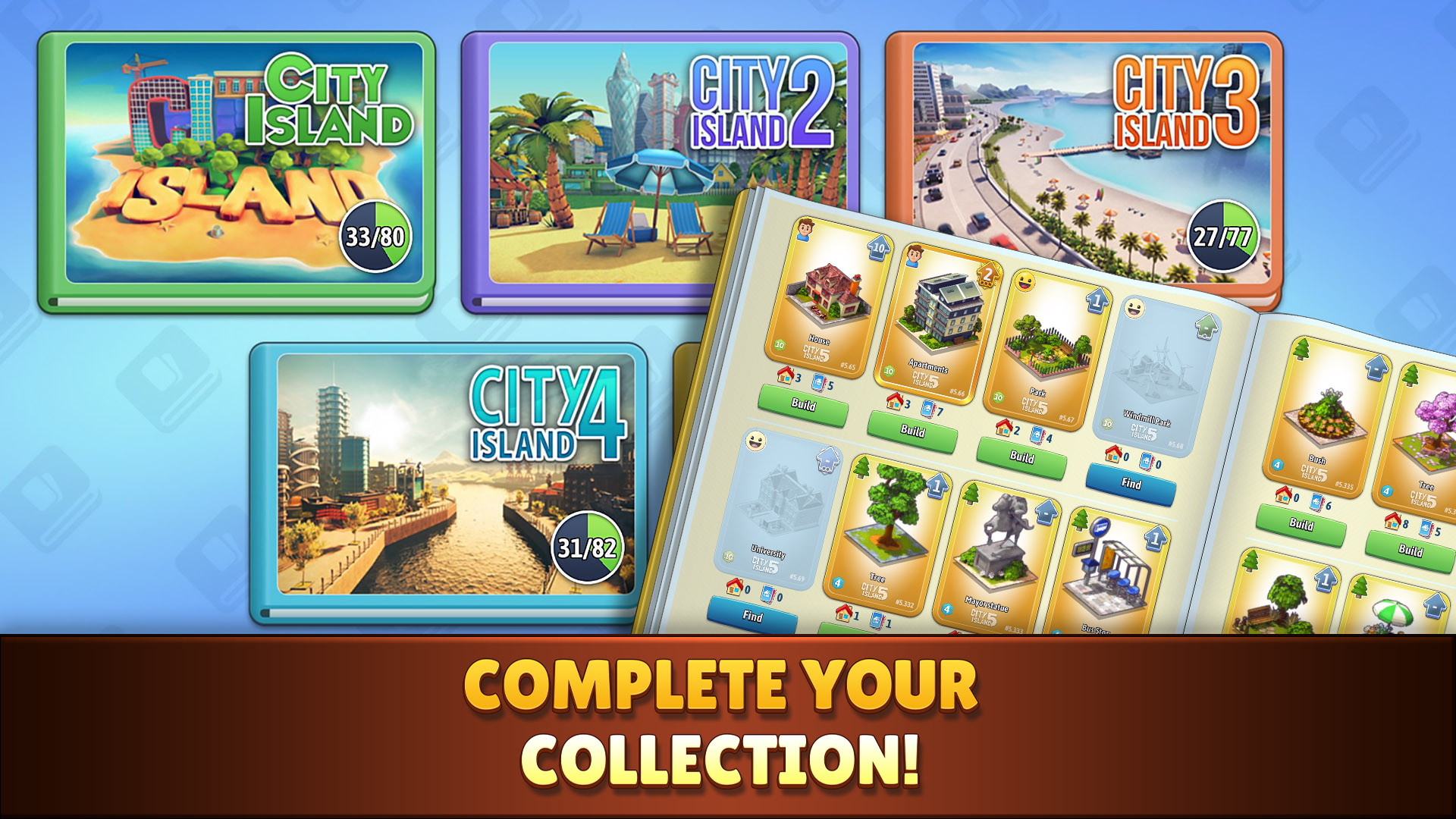 اسکرین شات 6 بازی City Island: Collections game