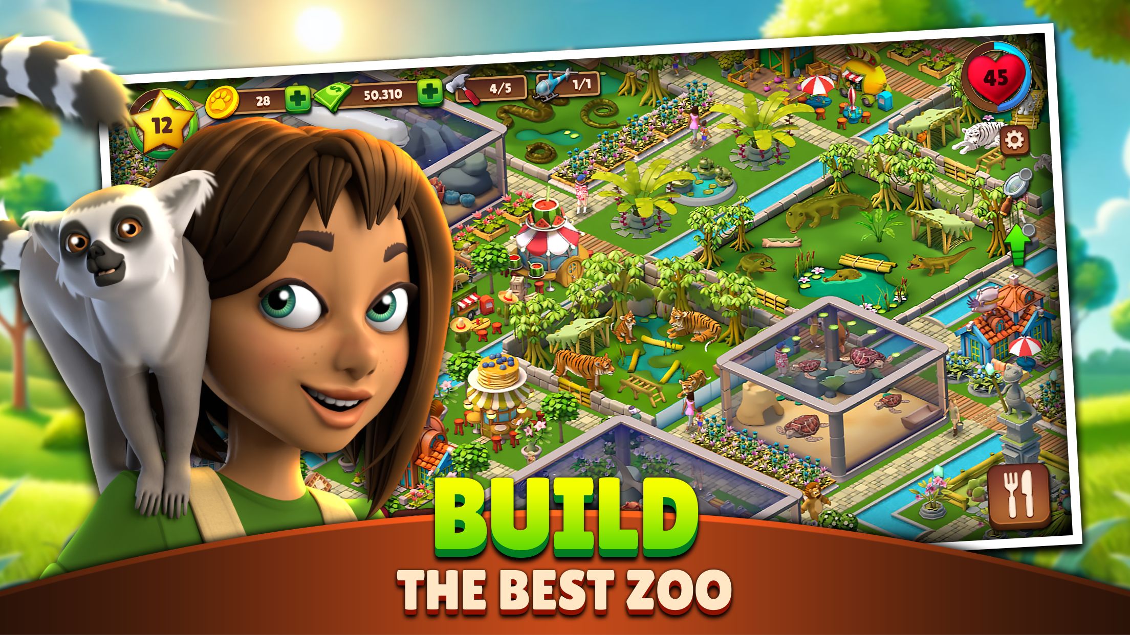 اسکرین شات 1 بازی Zoo Life: Animal Park Game