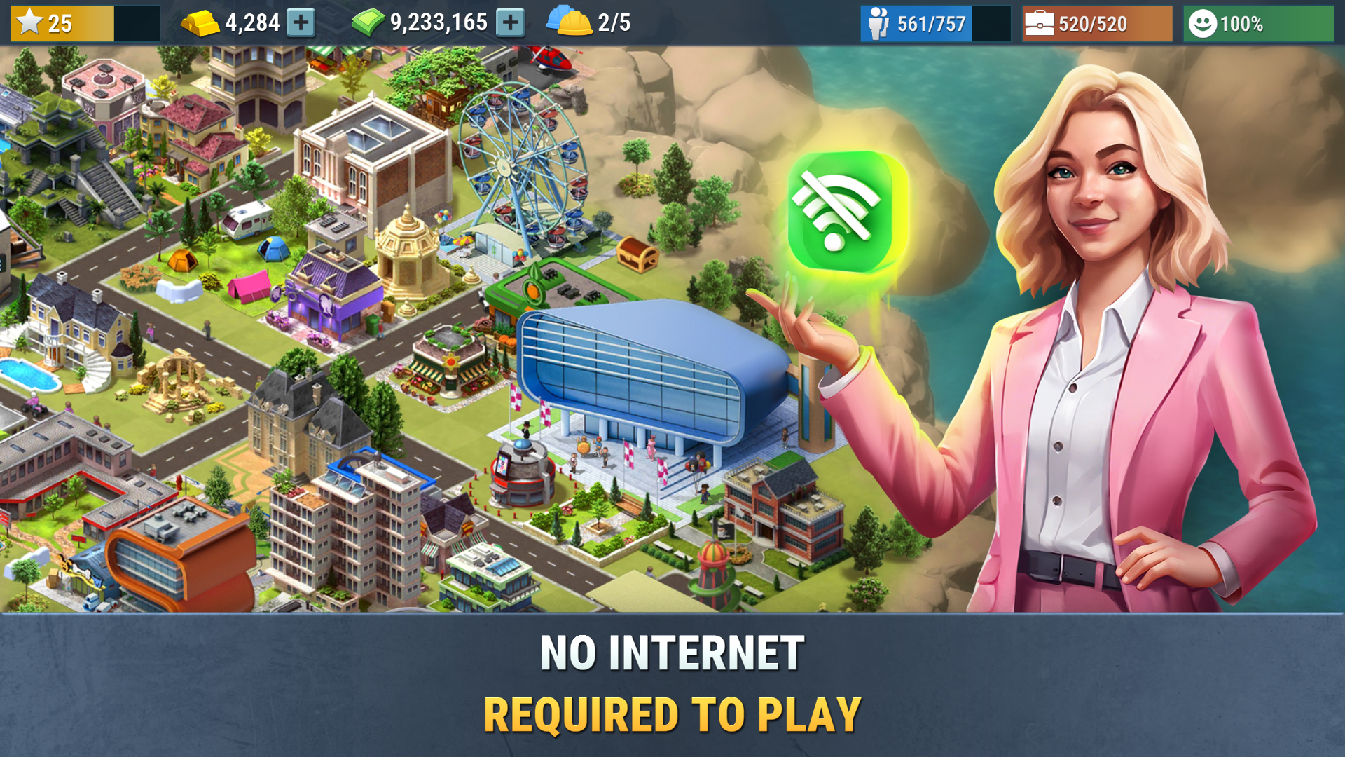 اسکرین شات 2 بازی Build a City: Community Town