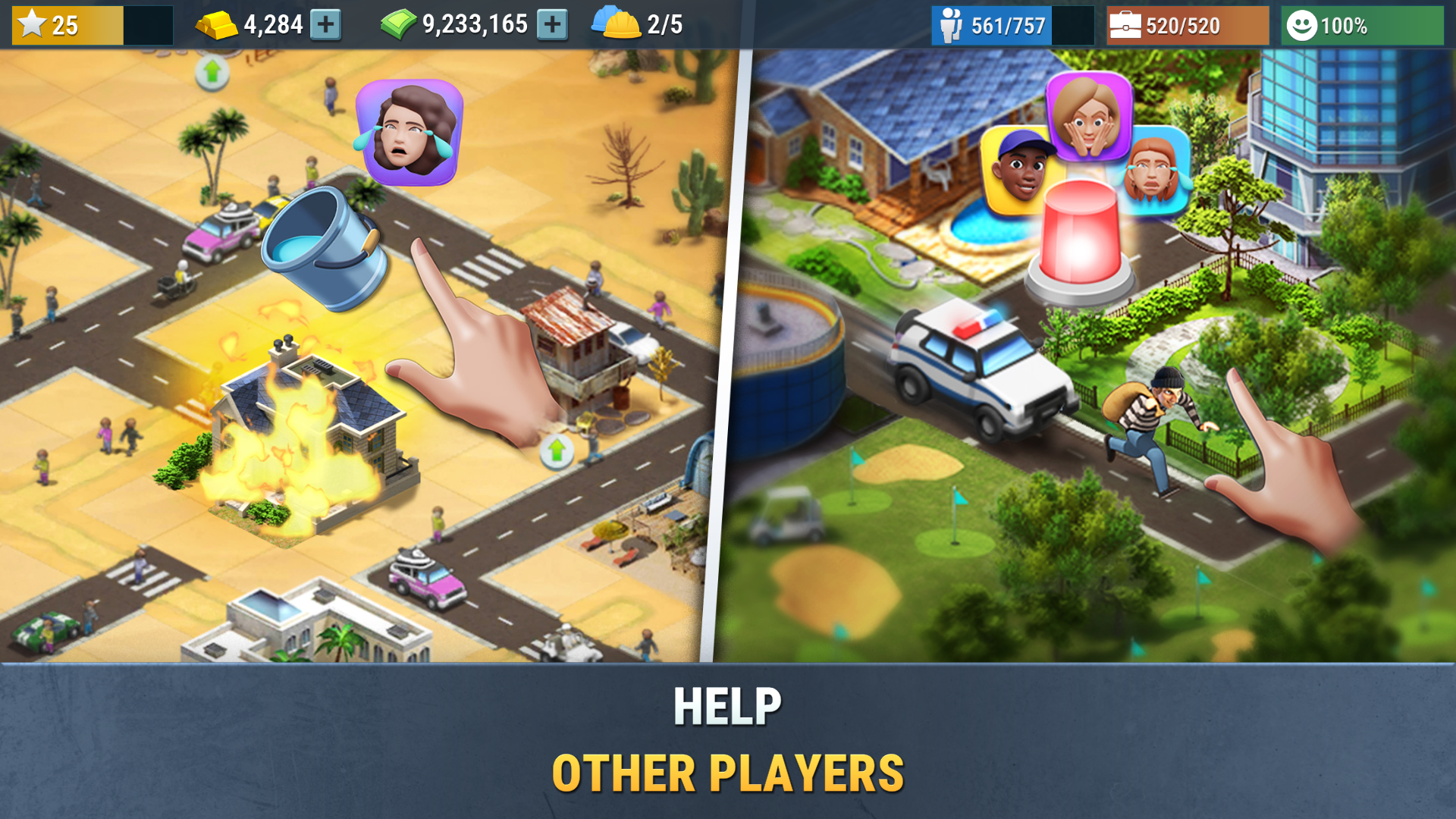 اسکرین شات 3 بازی Build a City: Community Town