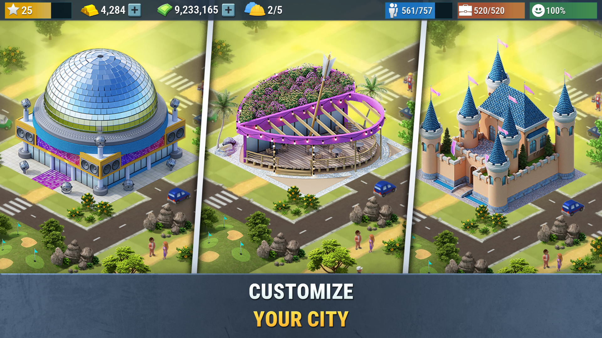 اسکرین شات 1 بازی Build a City: Community Town