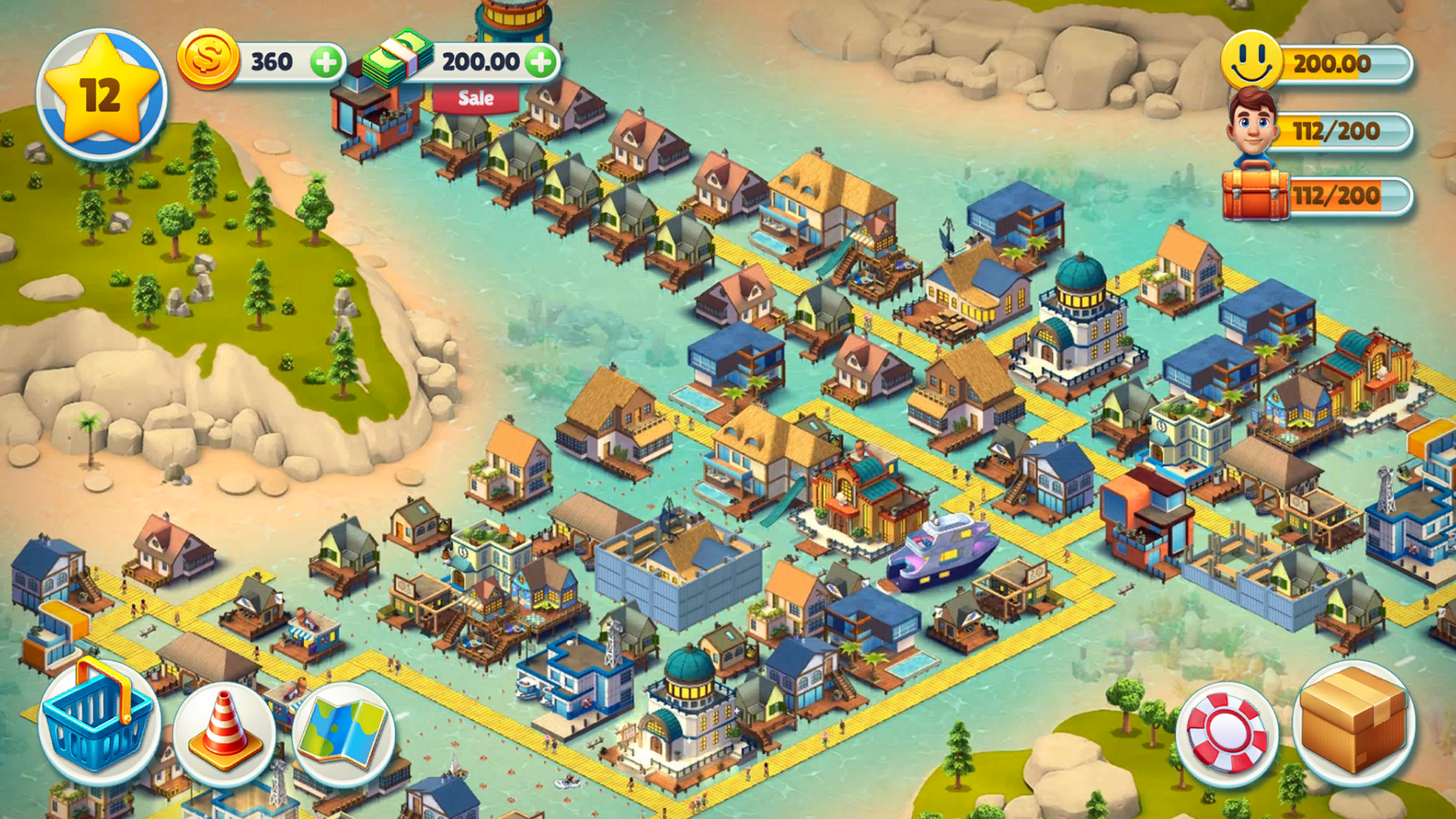 اسکرین شات 8 بازی Cozy Town: City Building Game