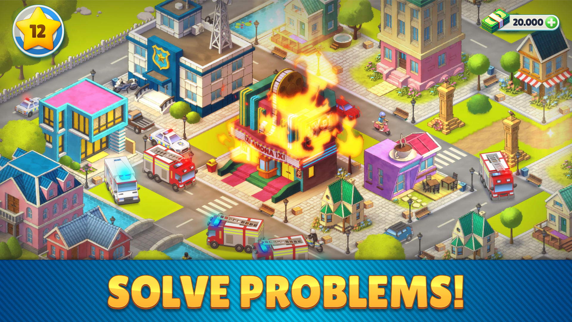 اسکرین شات 5 بازی Cozy Town: City Building Game