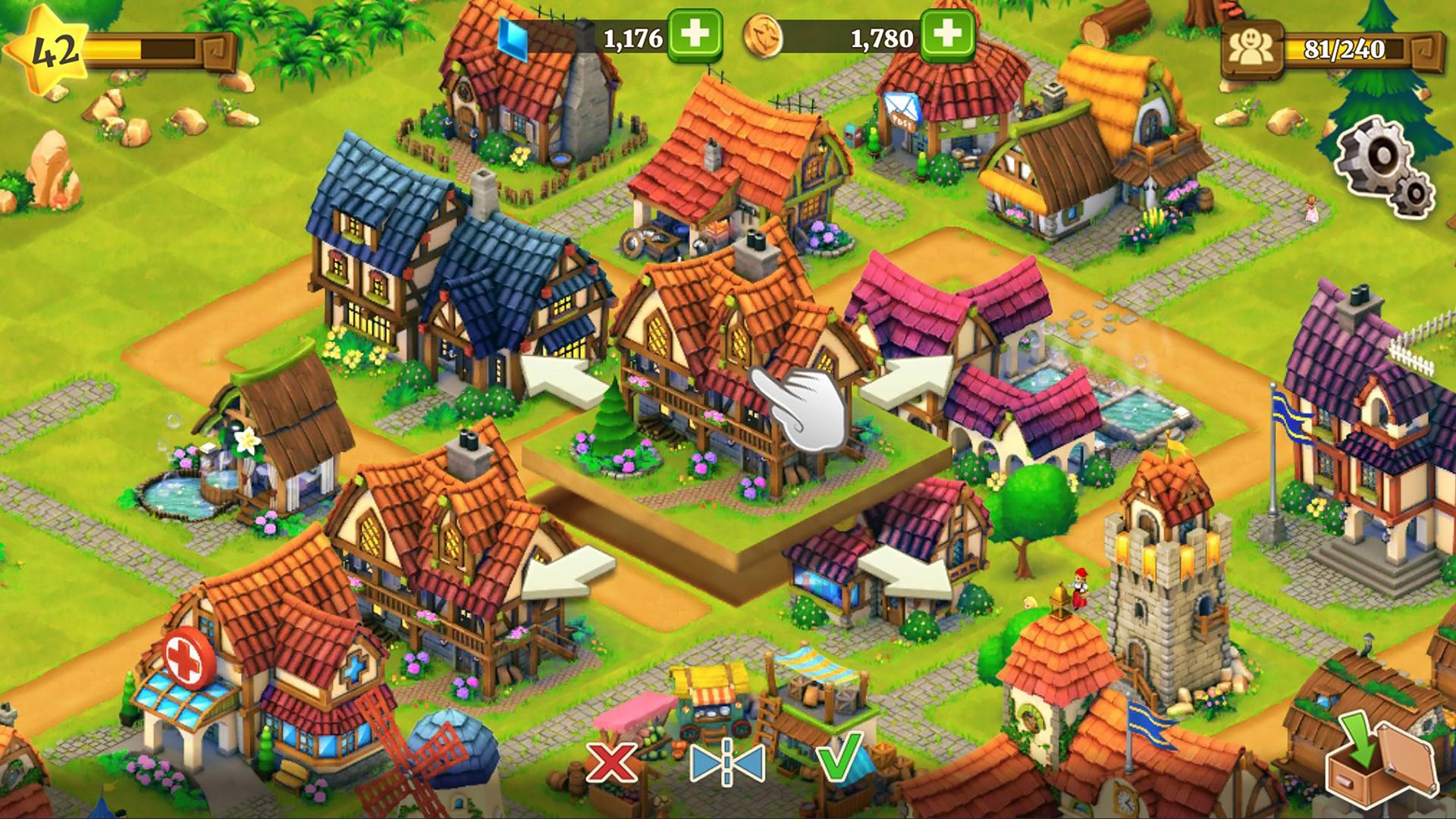 اسکرین شات 6 بازی Town Village: Farm Build City