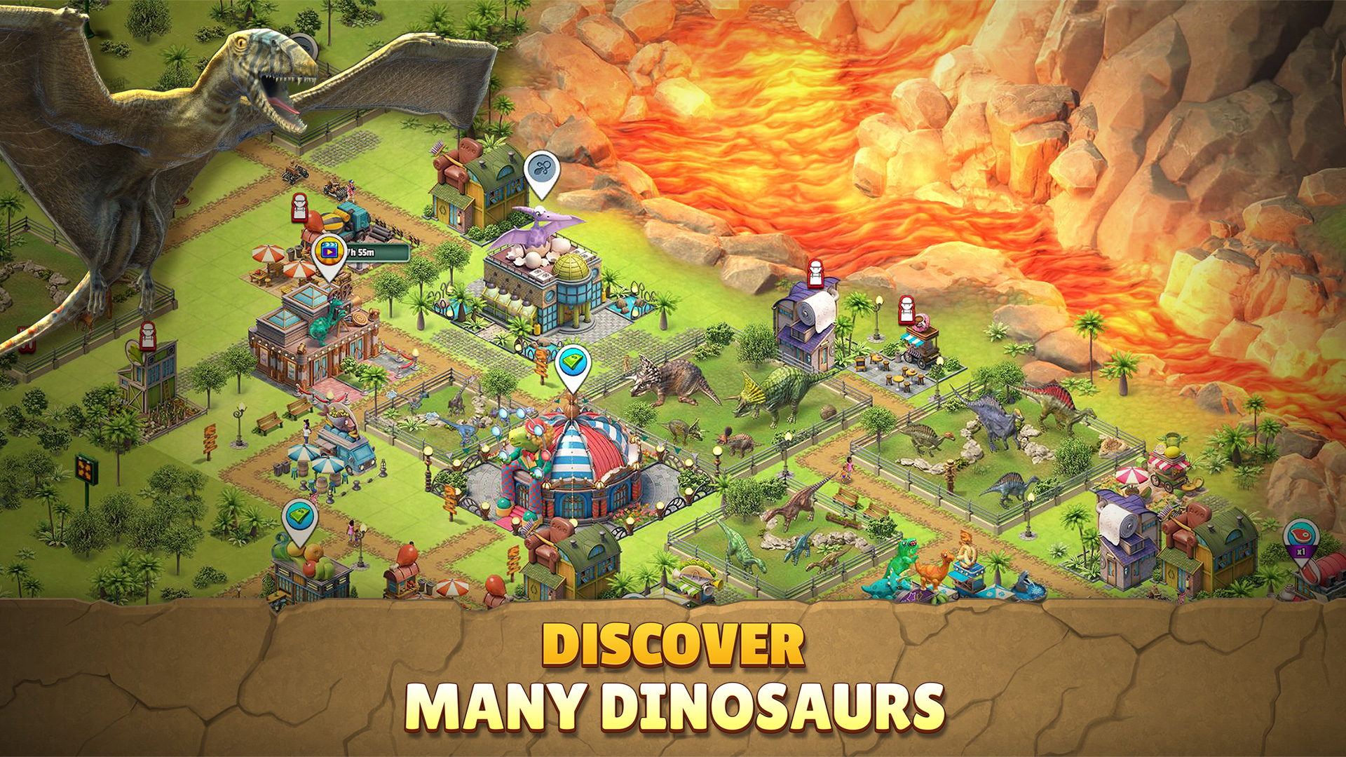 اسکرین شات 4 بازی Jurassic Dinosaur: Dino Game