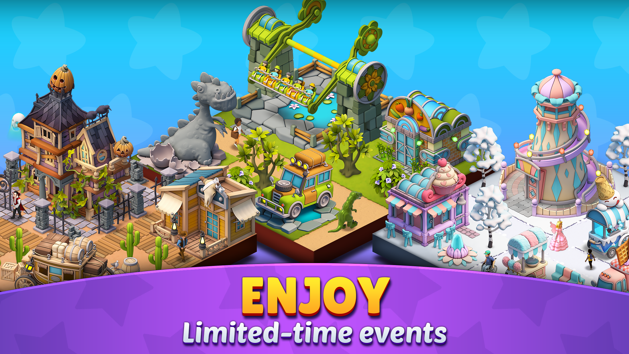 اسکرین شات 5 بازی Roller Coaster Life Theme Park