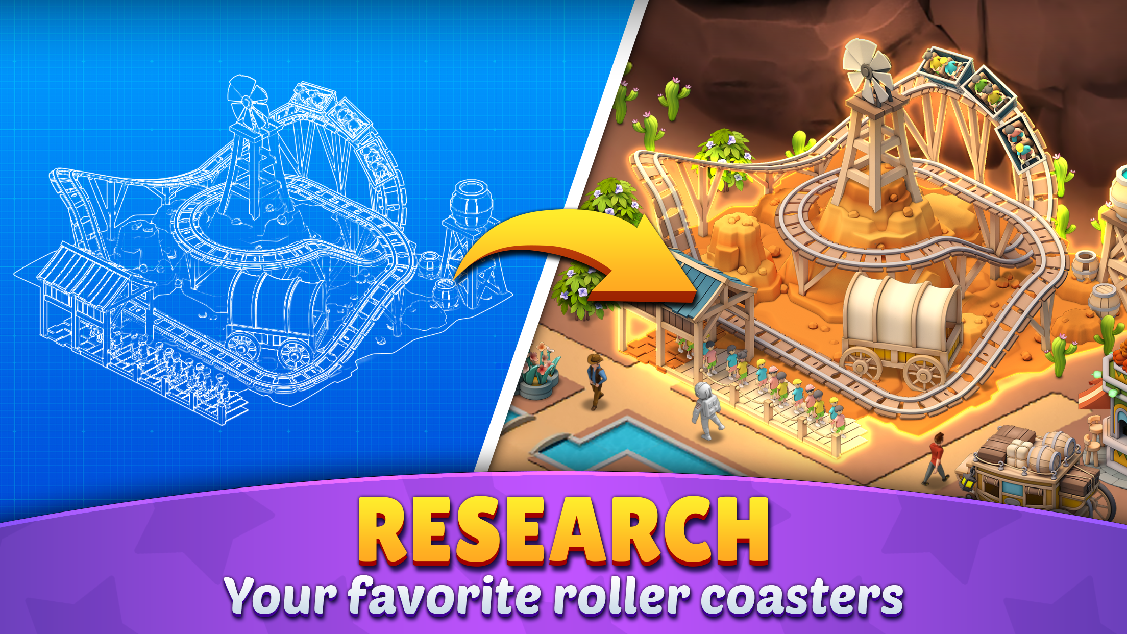اسکرین شات 4 بازی Roller Coaster Life Theme Park