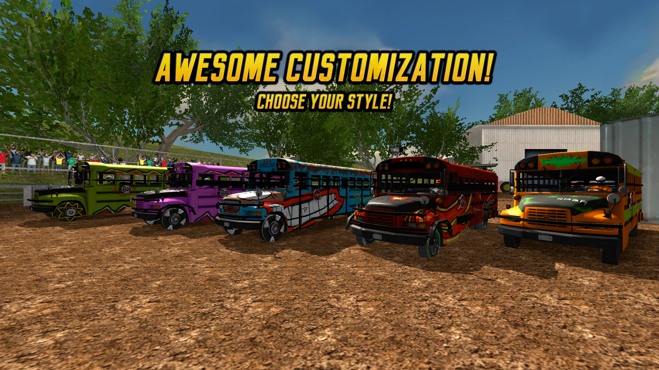 اسکرین شات 4 بازی School Bus Demolition Derby
