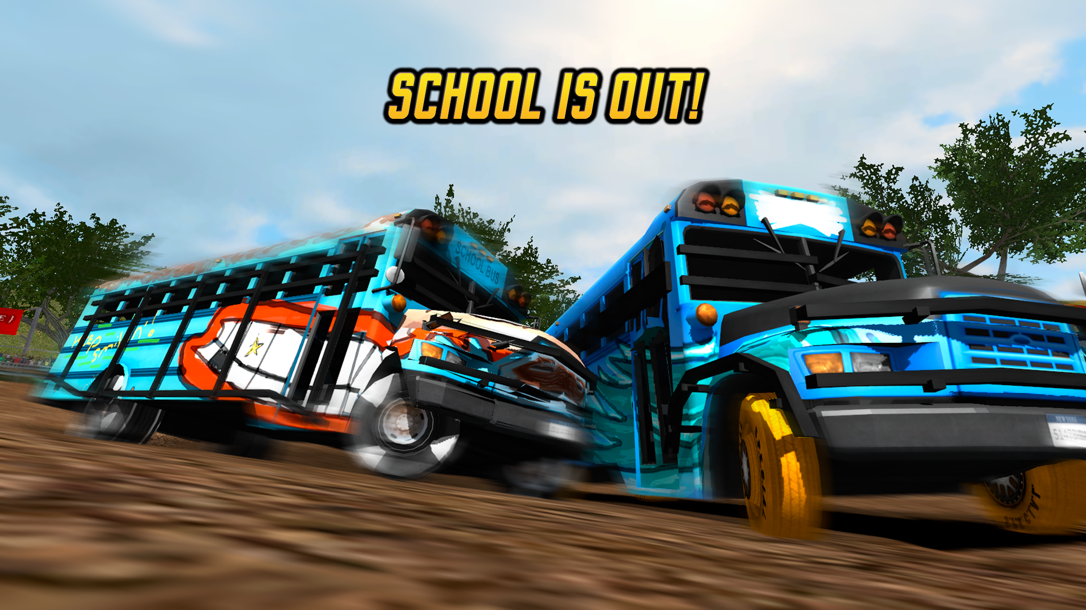 اسکرین شات 5 بازی School Bus Demolition Derby