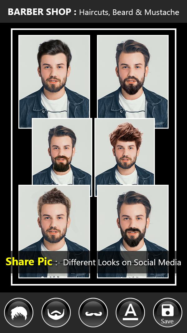 اسکرین شات 2 برنامه Hair Style Maker: Beard Design