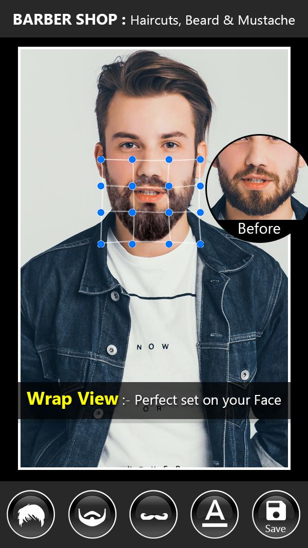 اسکرین شات 3 برنامه Hair Style Maker: Beard Design