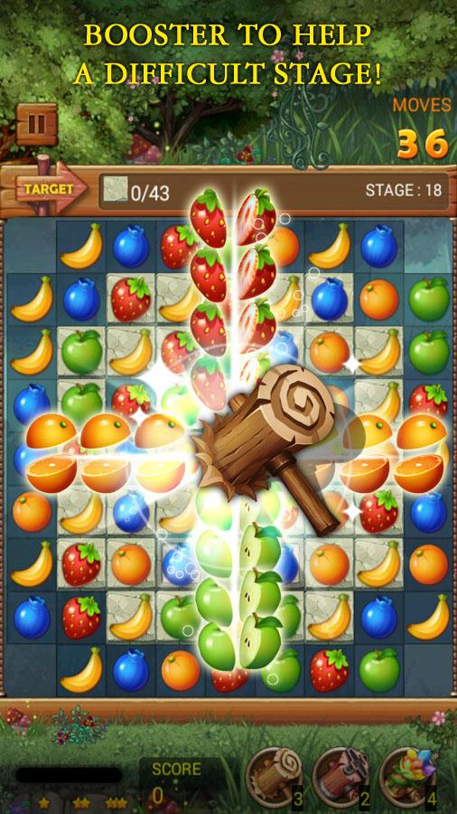 اسکرین شات 5 بازی Fruits Forest : Rainbow Apple