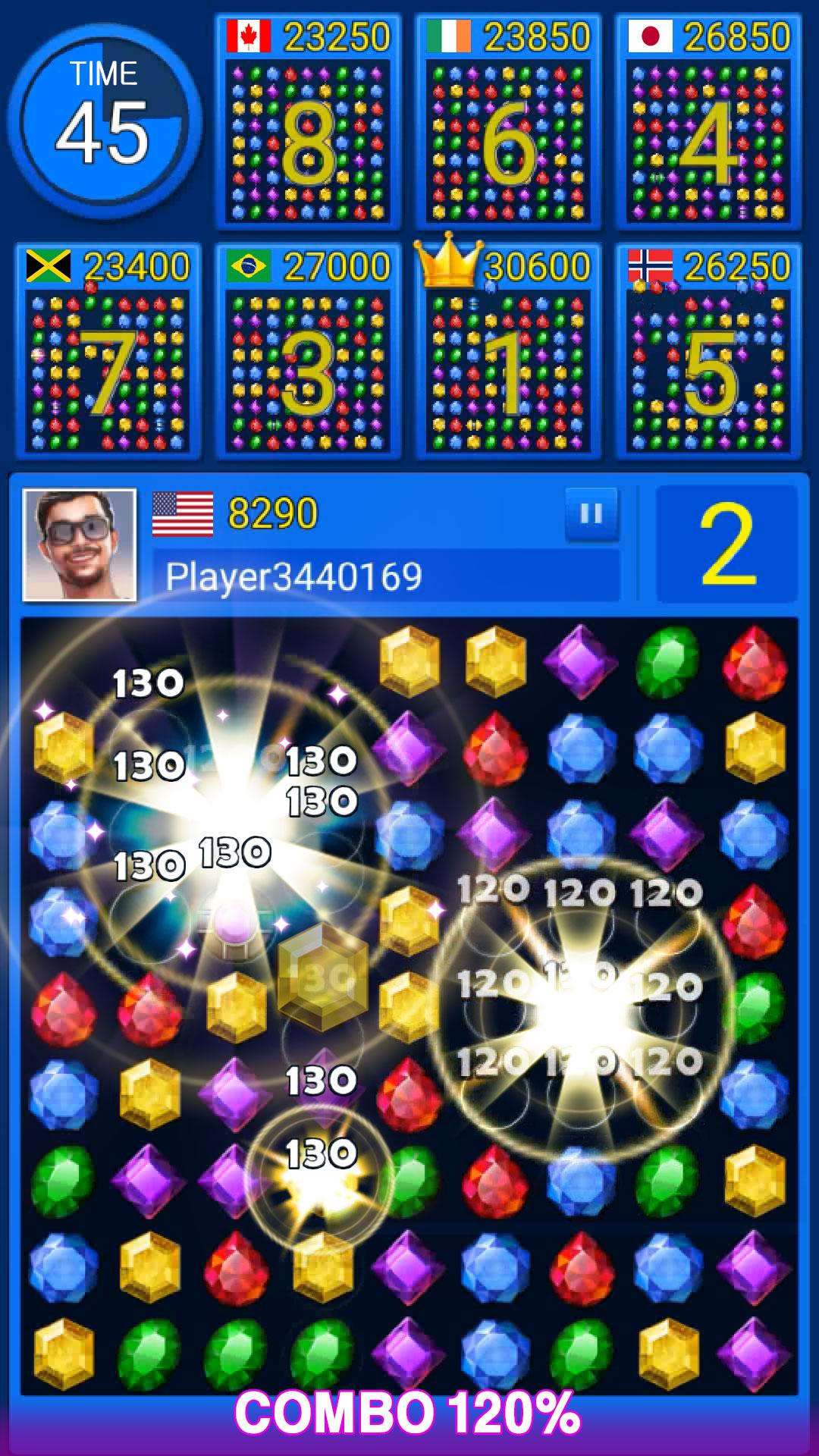 اسکرین شات 2 بازی Jewels Battle