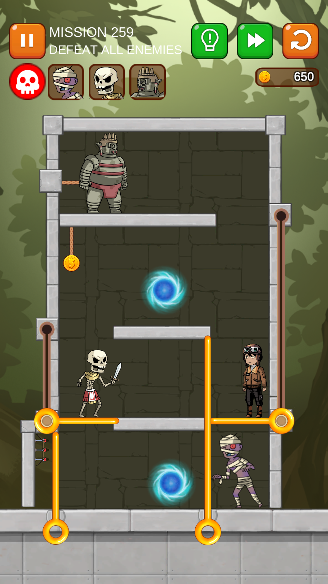 اسکرین شات 8 بازی Puzzle Rescue: Pull the pin