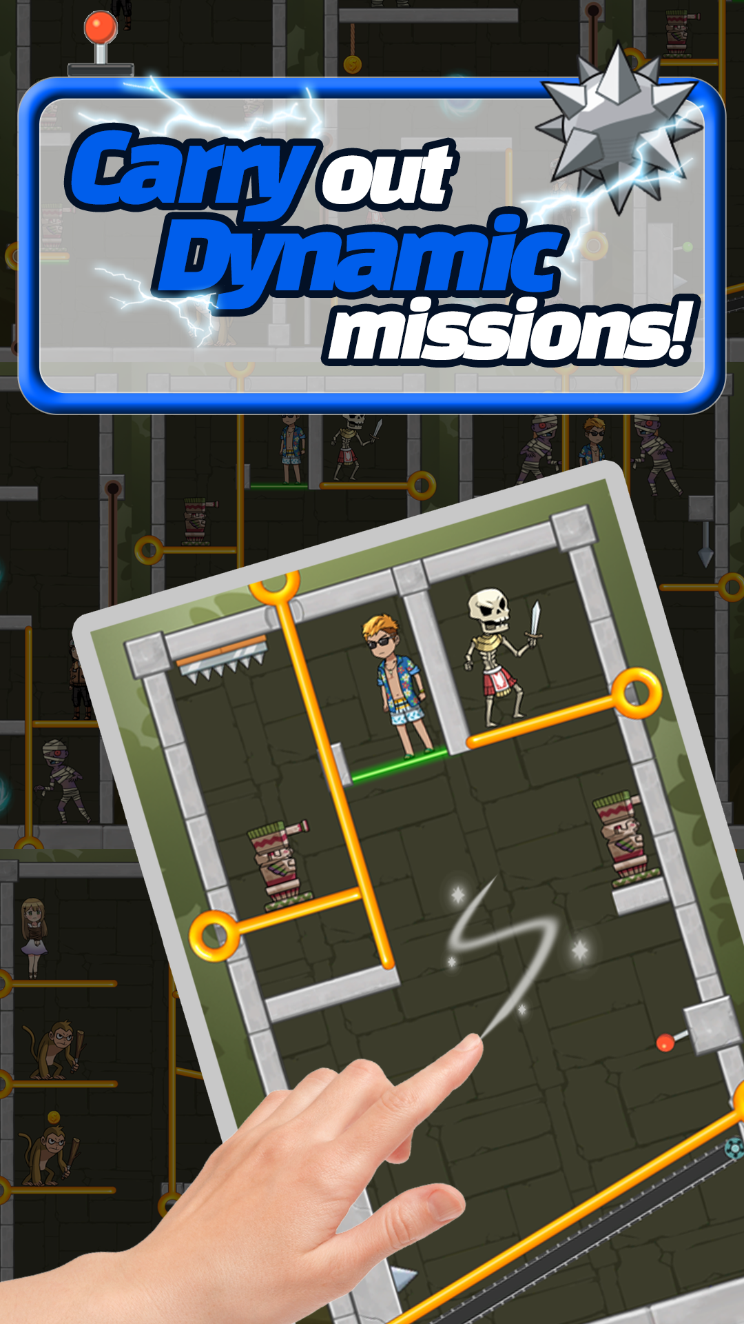 اسکرین شات 6 بازی Puzzle Rescue: Pull the pin