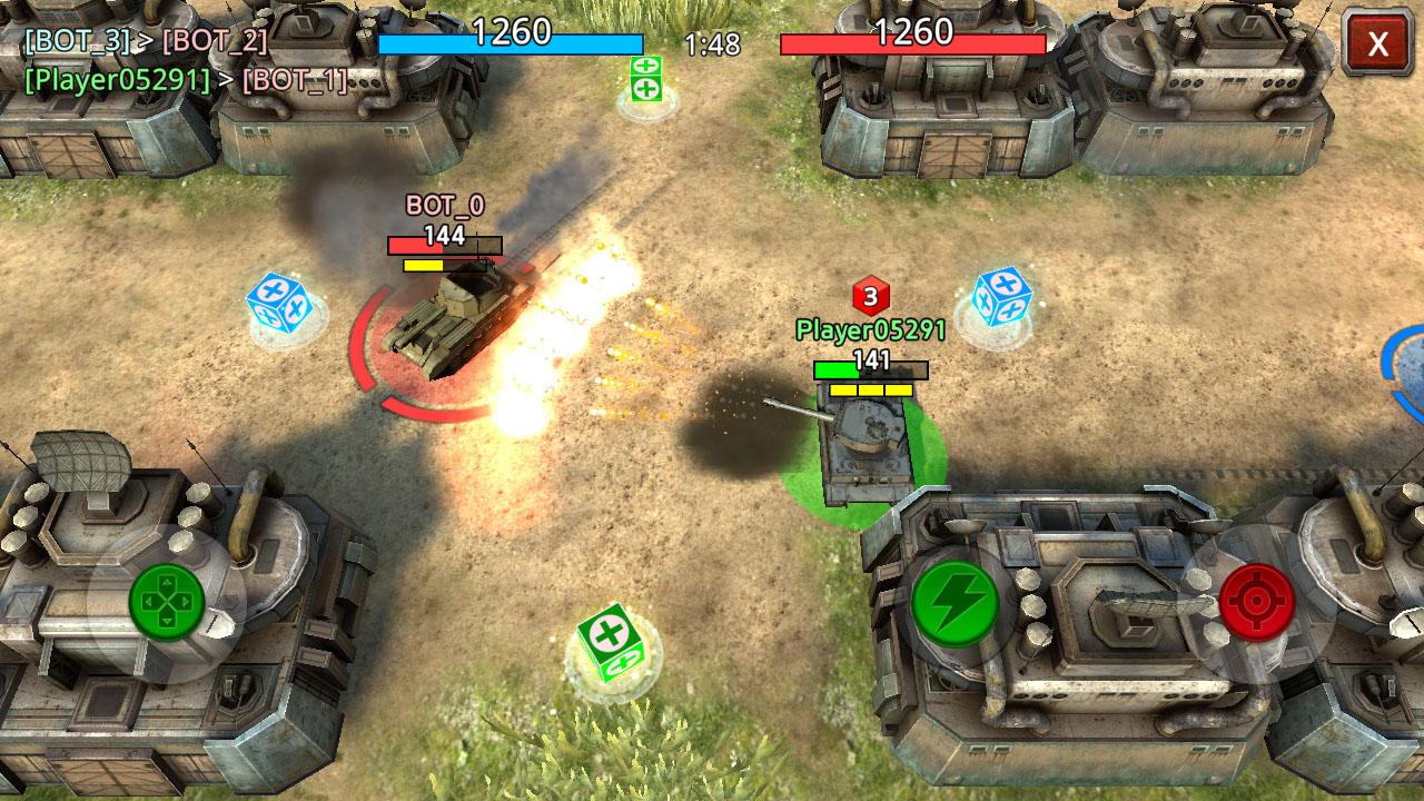 اسکرین شات 1 بازی Battle Tank2