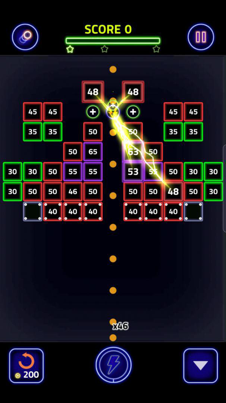 اسکرین شات 6 بازی Brick Breaker Glow